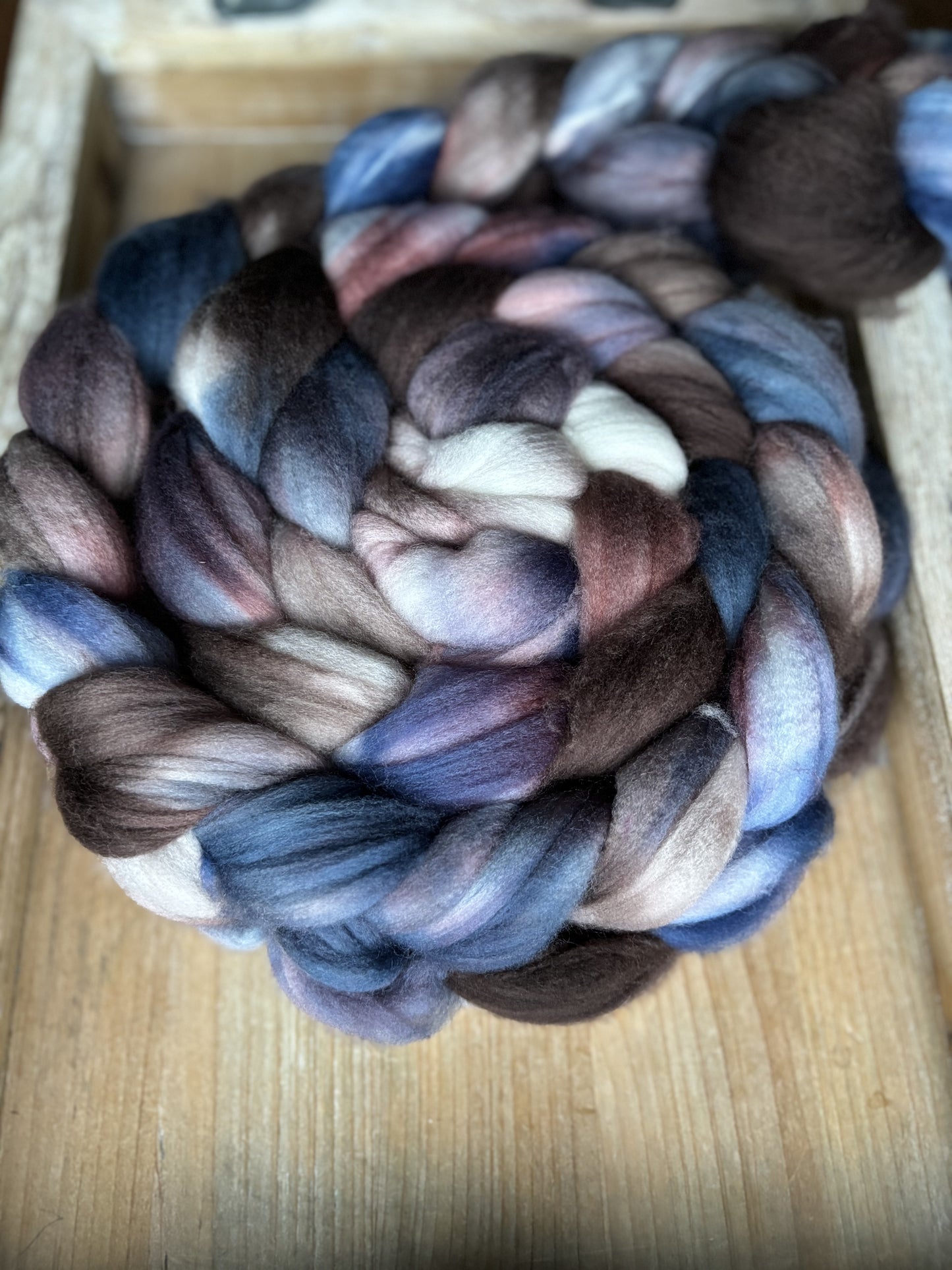 100 grams of Spinning Fibre - Superwash Merino Wool 22 Micron - Hand Dyed Combed Top