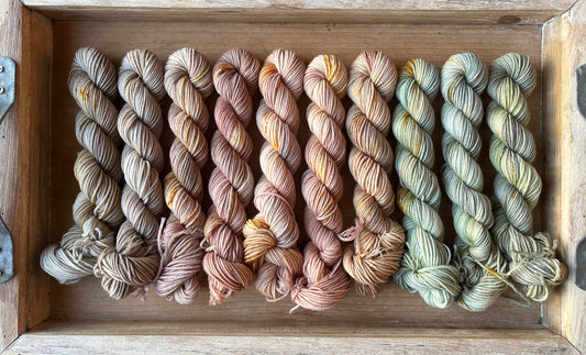 10 Skein Mini Yarn Fade - Squishy Sock Base