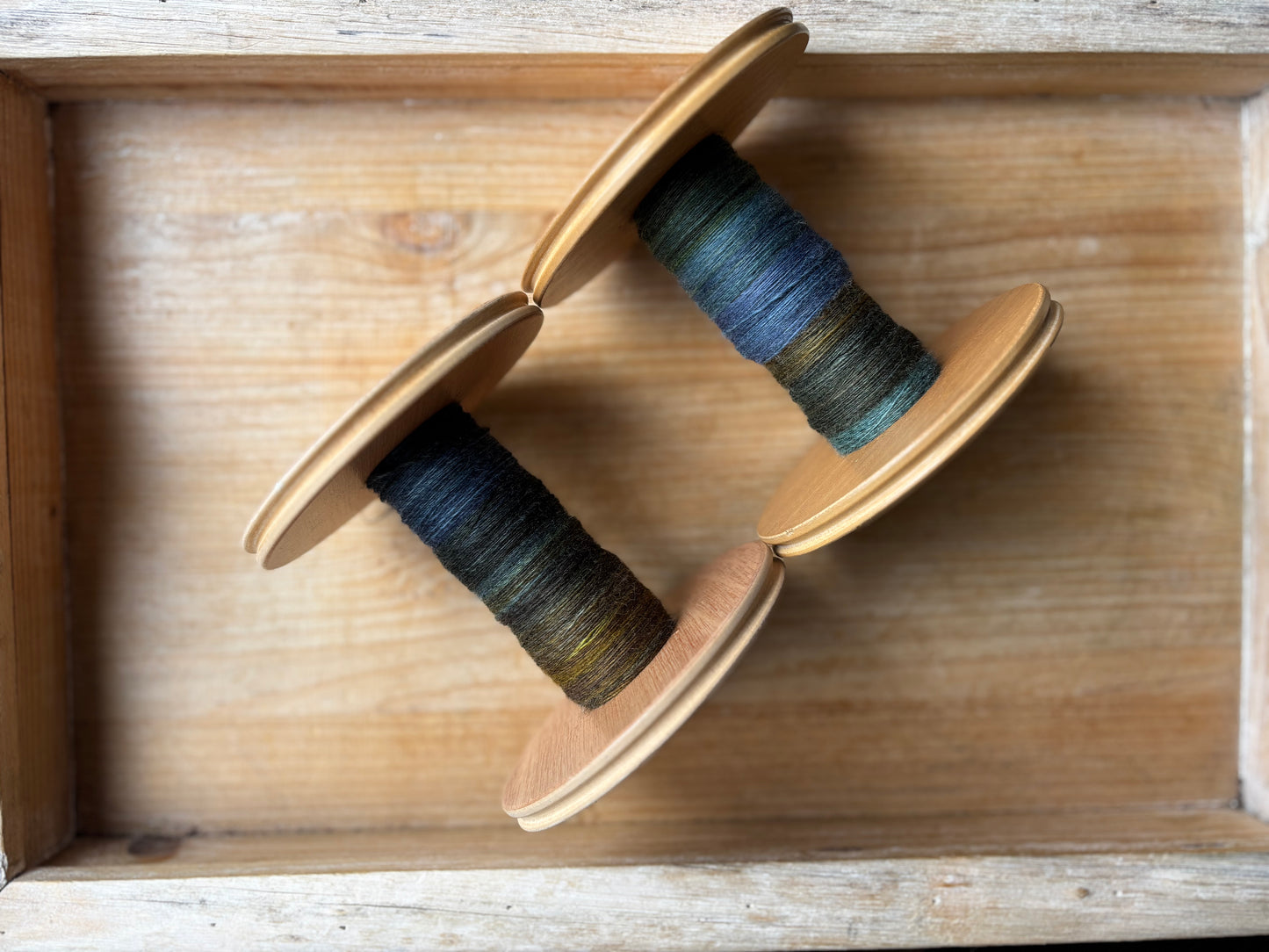 Hand Spun Yarn - 100% Superwash Merino Wool