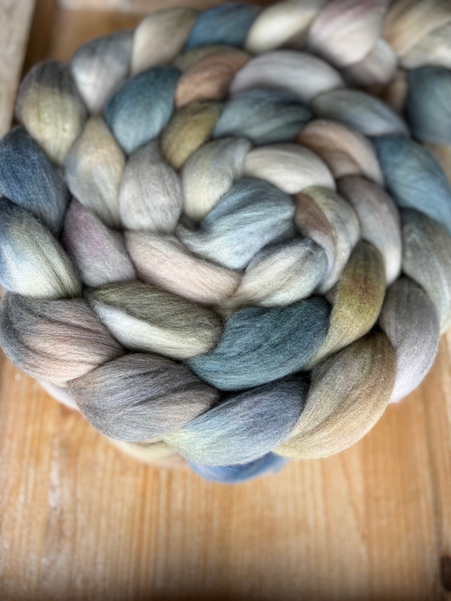 One of a Kind Batch - 100 grams of Spinning Fibre - Untreated Merino Wool 22 Micron - Hand Dyed Combed Top