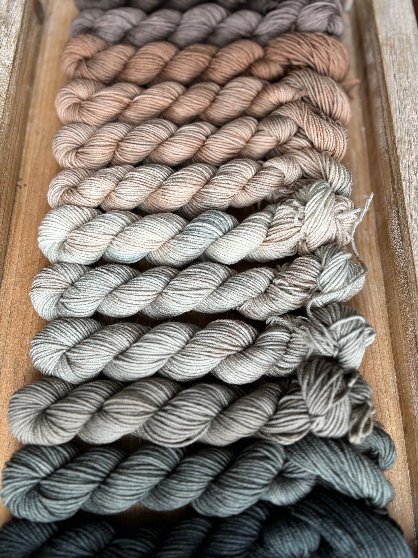 12 Skein Mini Yarn Fade - Squishy Sock Base