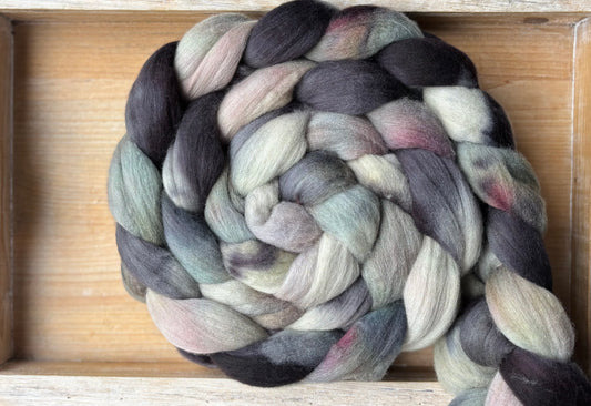 One of a Kind Batch - 100 grams of Spinning Fibre - Untreated Merino Wool 22 Micron - Hand Dyed Combed Top
