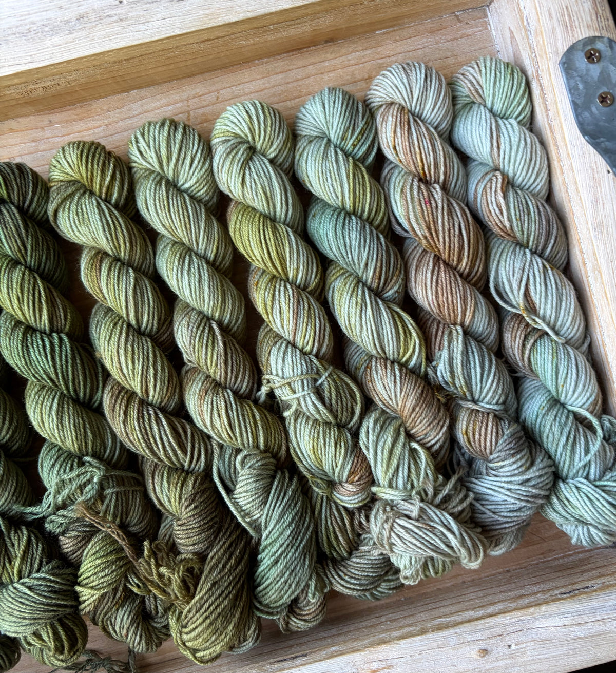 24 Skein Mini Yarn Fade - Squishy Sock Base