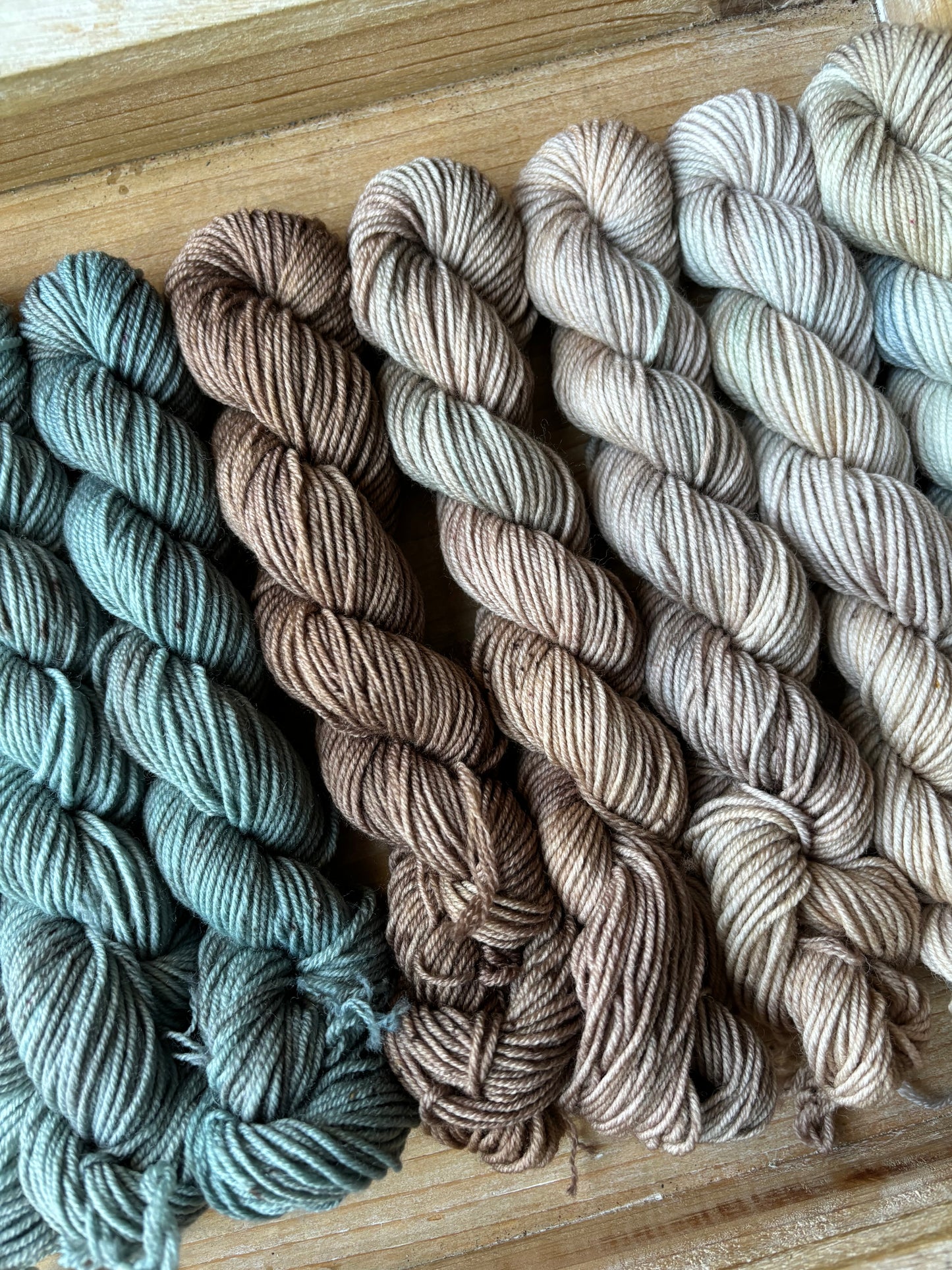 12 Skein Mini Yarn Fade - Squishy Sock Base