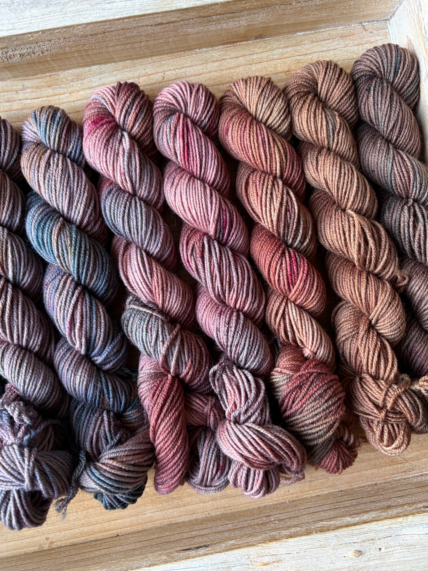 12 Skein Mini Yarn Fade - Squishy Sock Base