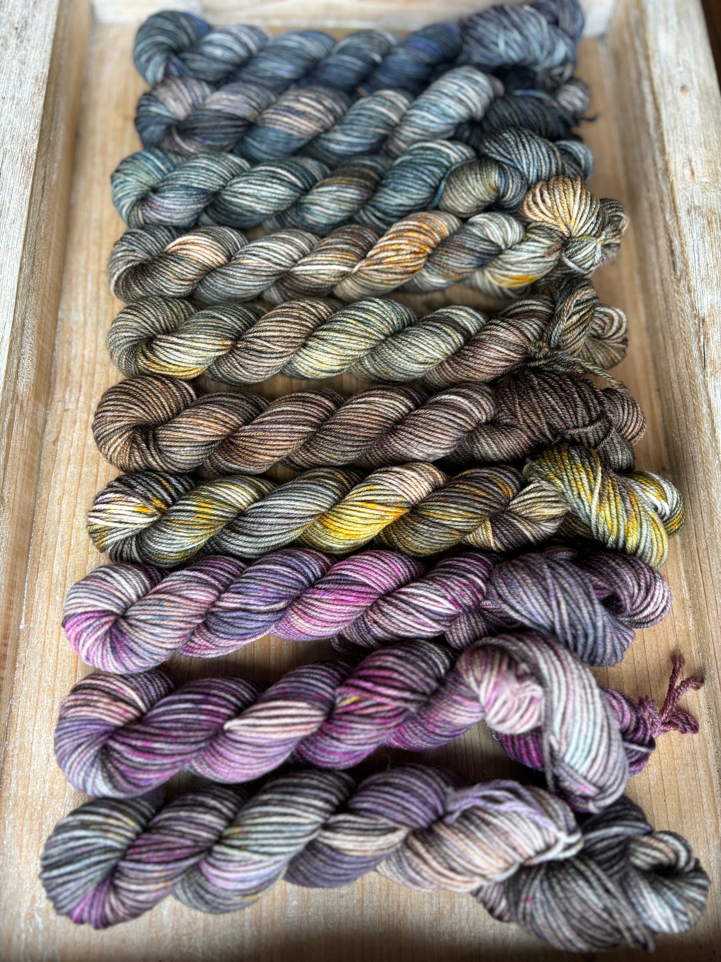 10 Skein Mini Yarn Fade - Squishy Sock Base