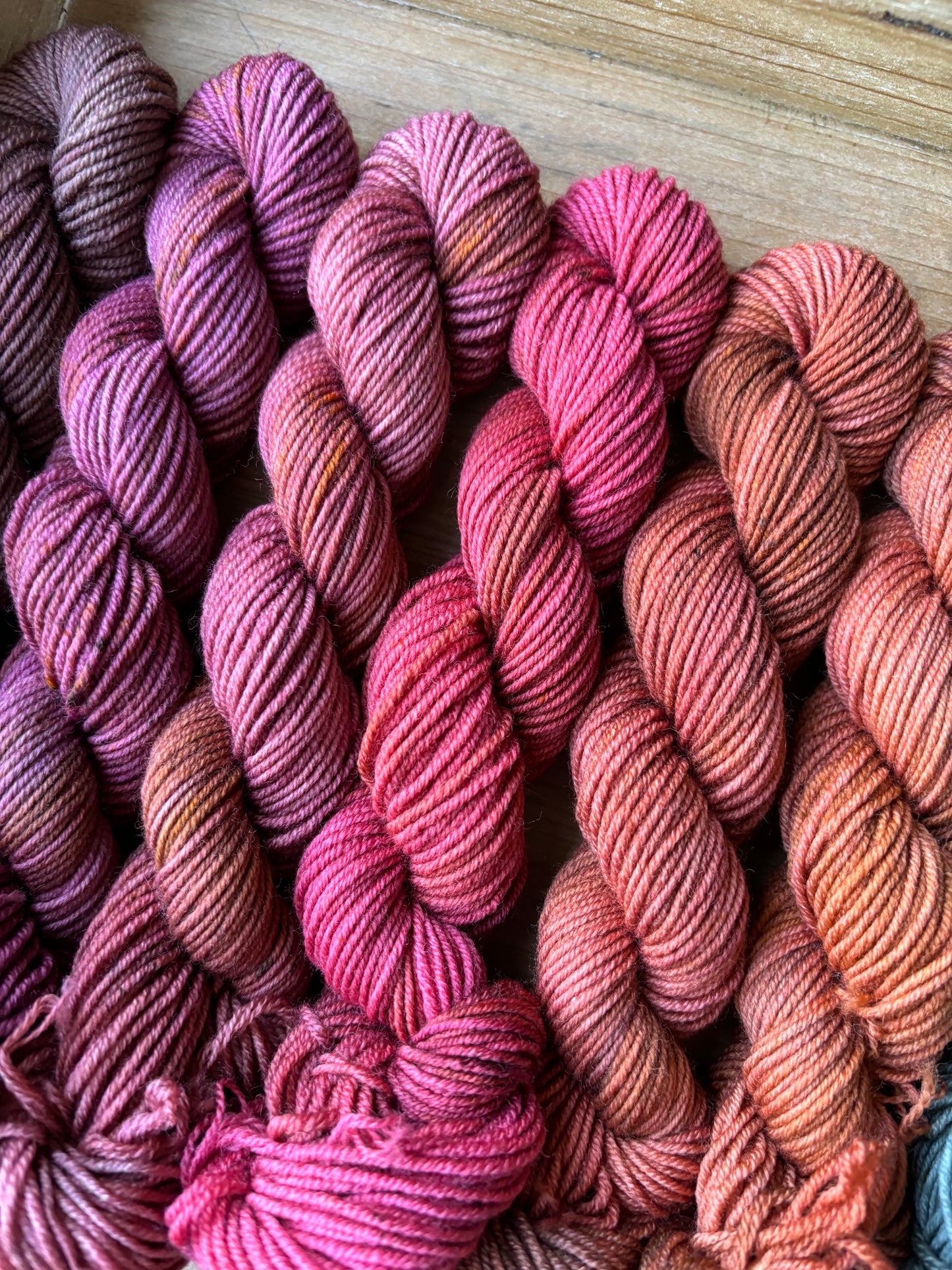 12 Skein Mini Yarn Fade - Squishy Sock Base