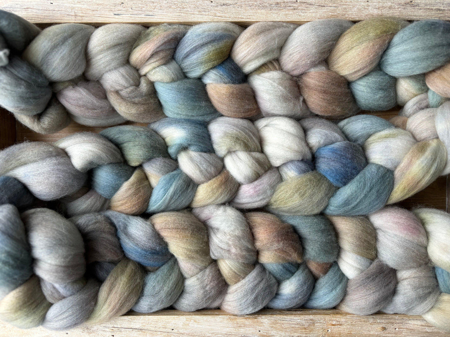 One of a Kind Batch - 100 grams of Spinning Fibre - Untreated Merino Wool 22 Micron - Hand Dyed Combed Top