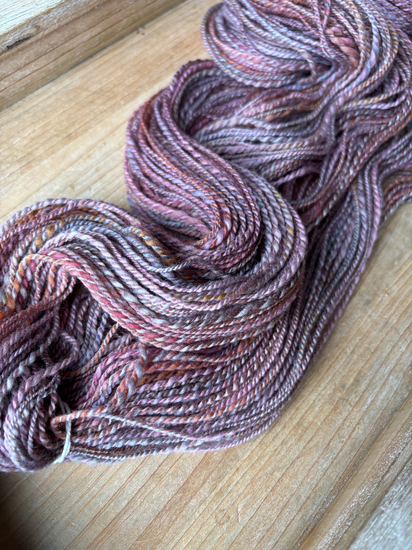 Hand Spun Yarn Fade - 100% Untreated Merino Wool