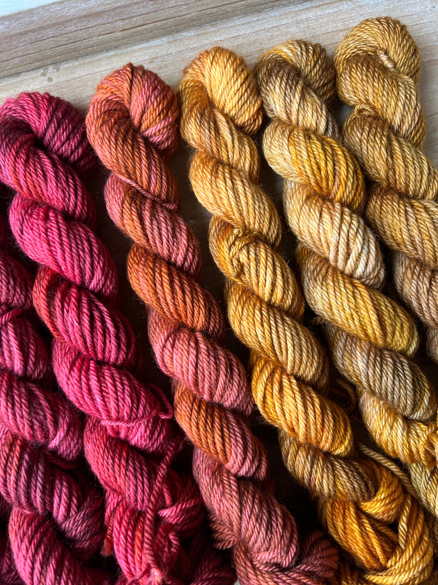 10 Skein Mini Yarn Fade - Hidden DK Base