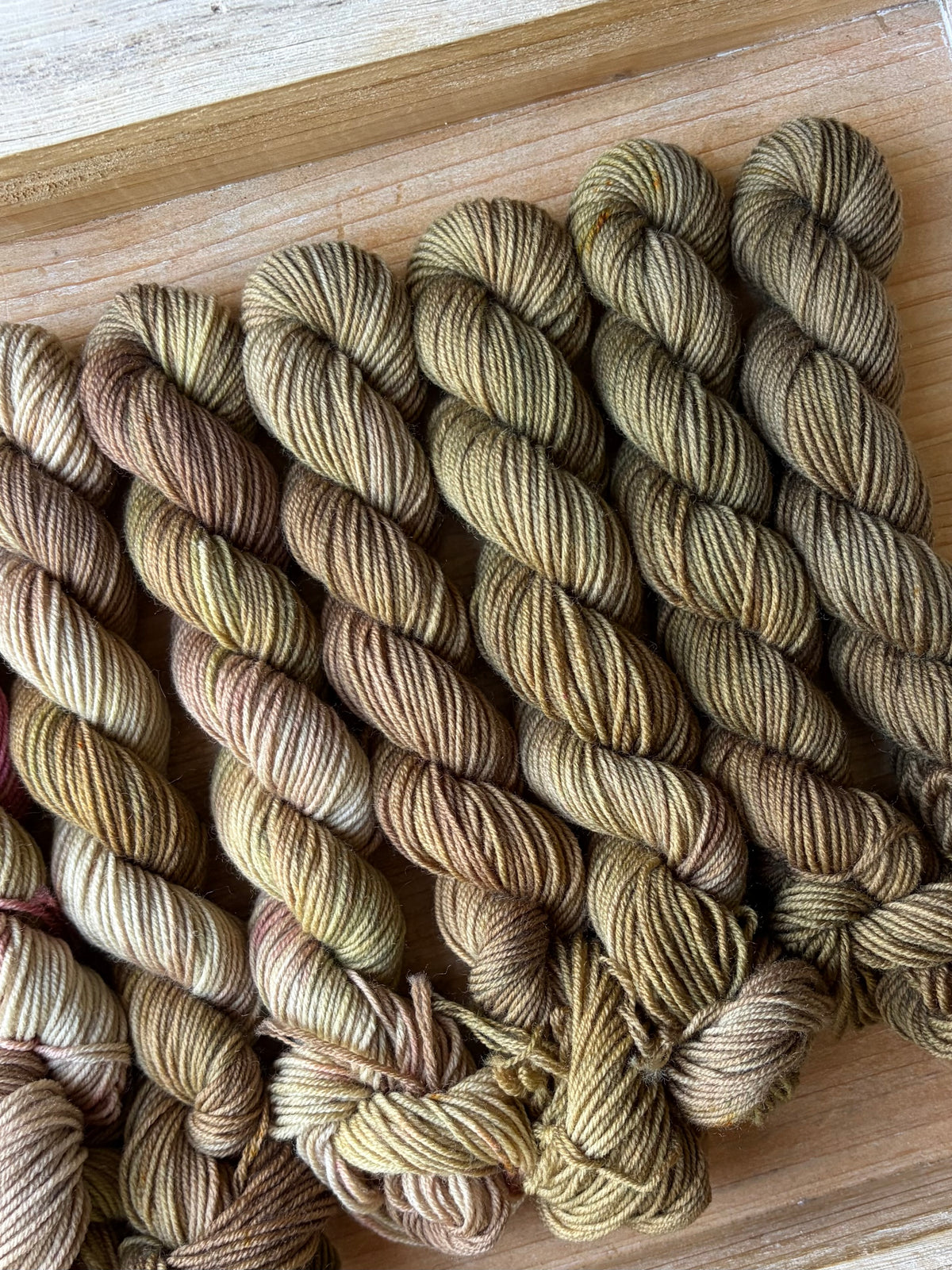 10 Skein Mini Yarn Fade - Squishy Sock Base