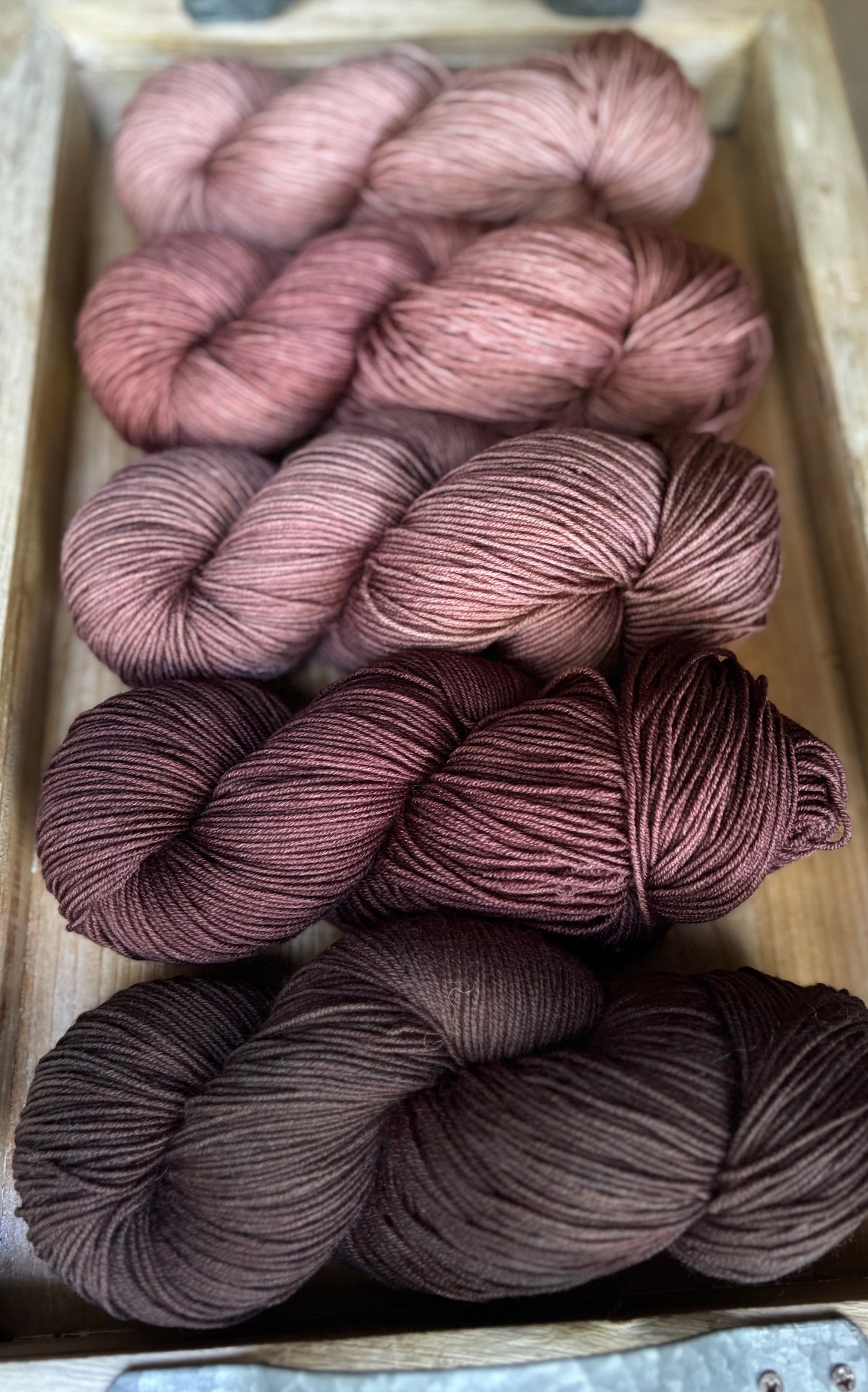 5 Skein Fade on Squishy Sock Base