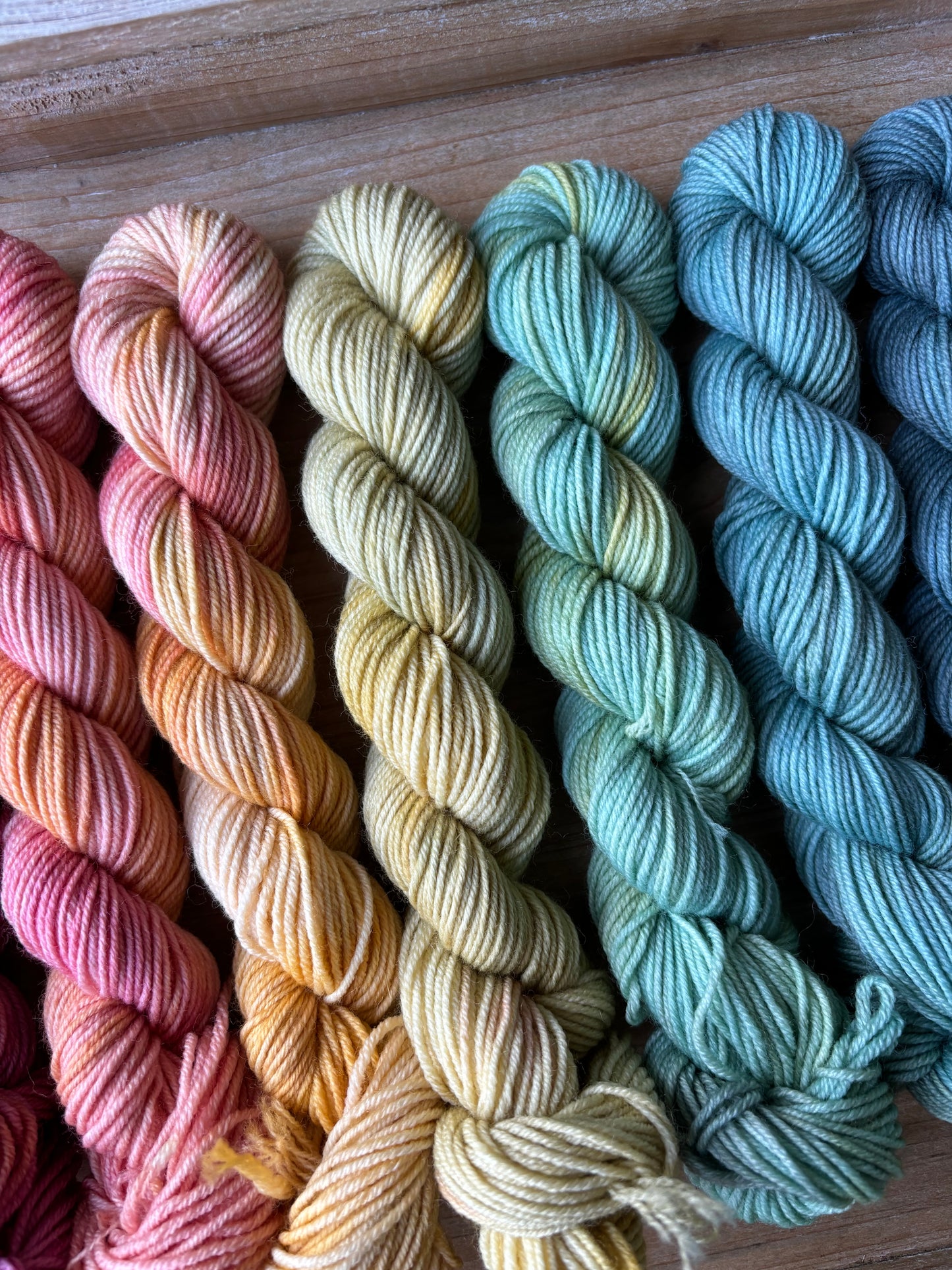10 Skein Mini Yarn Fade - Squishy Sock Base