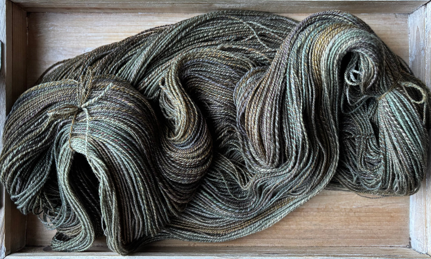 Hand Spun Yarn - 100% Untreated Merino Wool