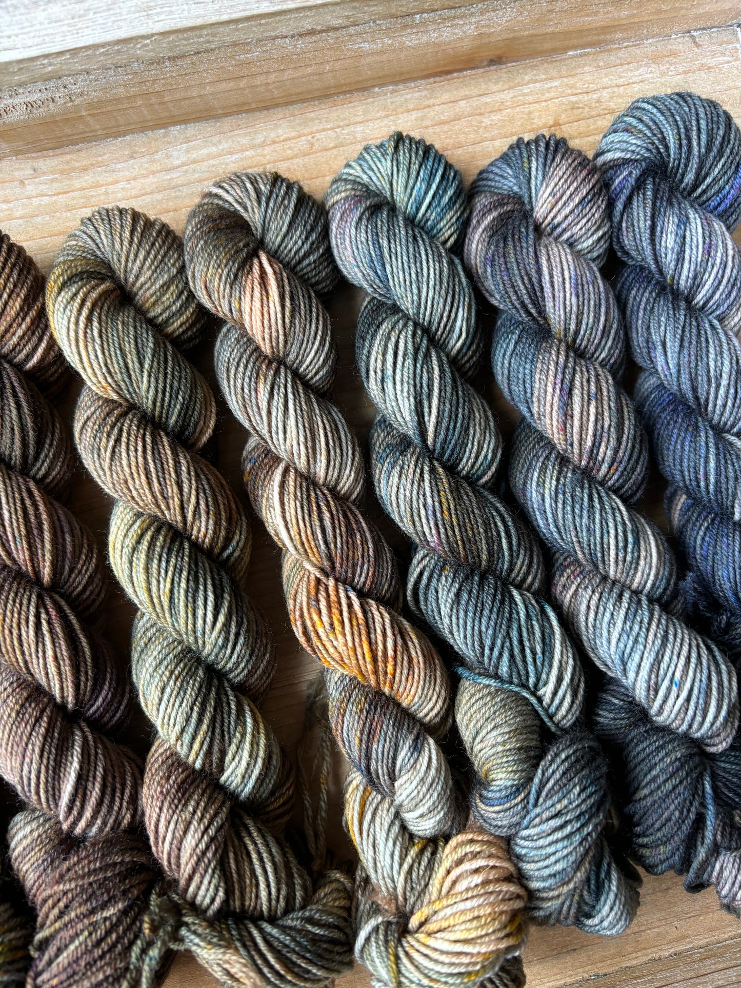 10 Skein Mini Yarn Fade - Squishy Sock Base