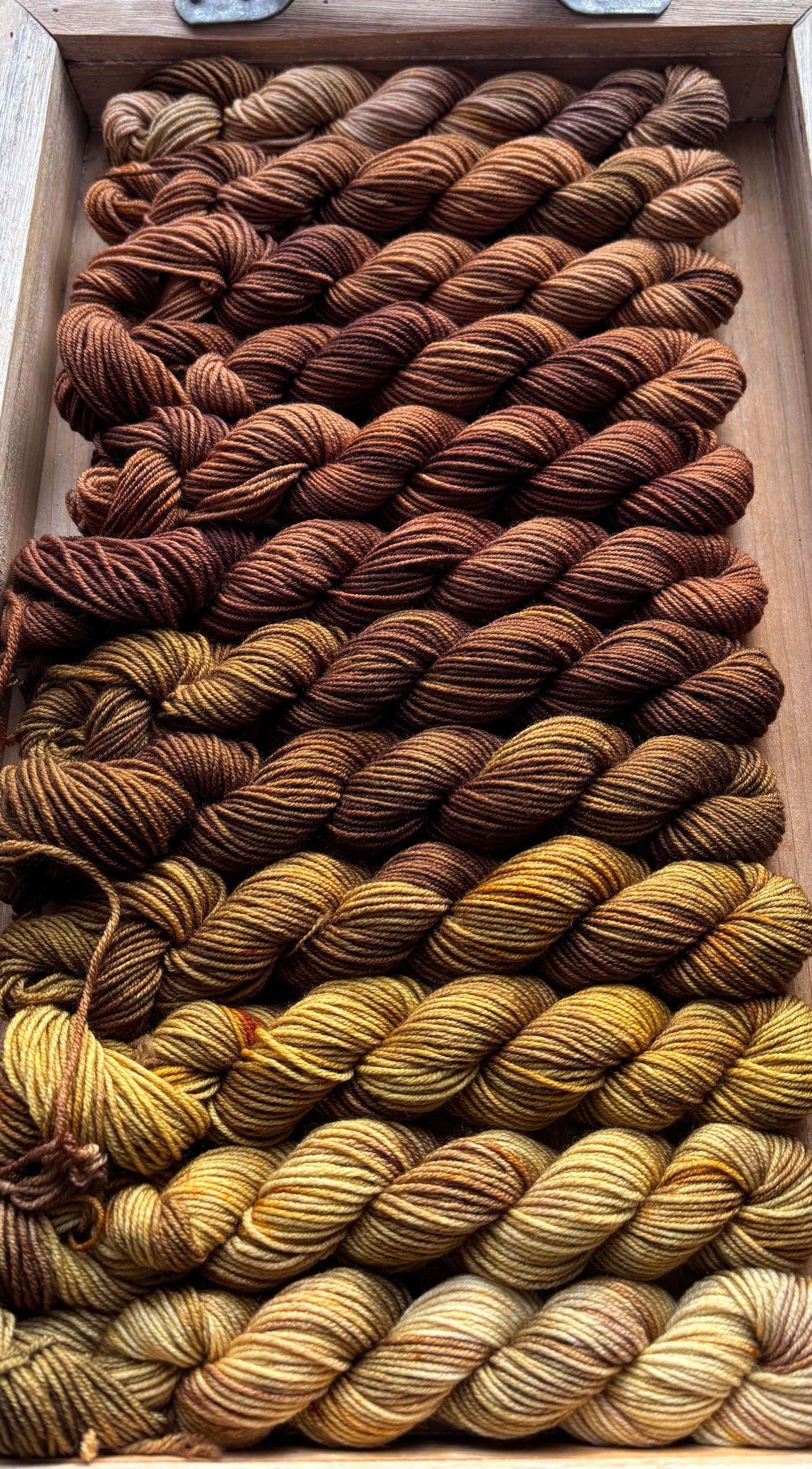 12 Skein Mini Yarn Fade - Squishy Sock Base