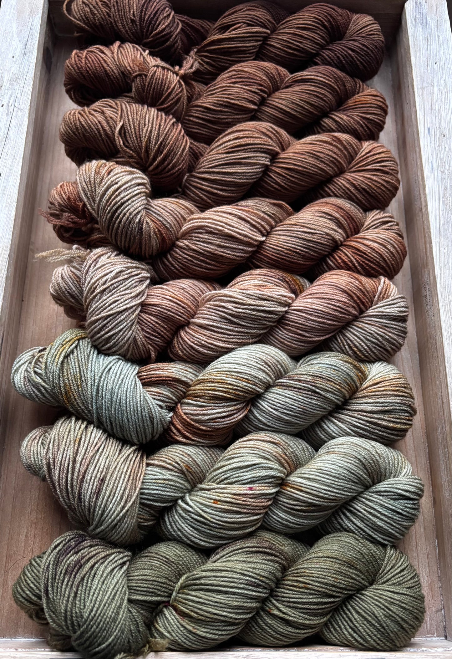 15 Skein Mini Yarn Fade - Squishy Sock Base