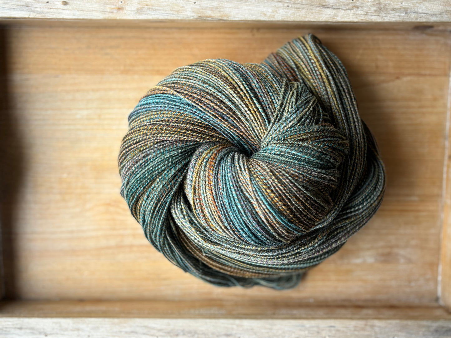 Set of 3 Braids - One of a Kind Batch - 100 grams of Spinning Fibre Eacg - 100% Targhee - 23 Micron - Hand Dyed Combed Top