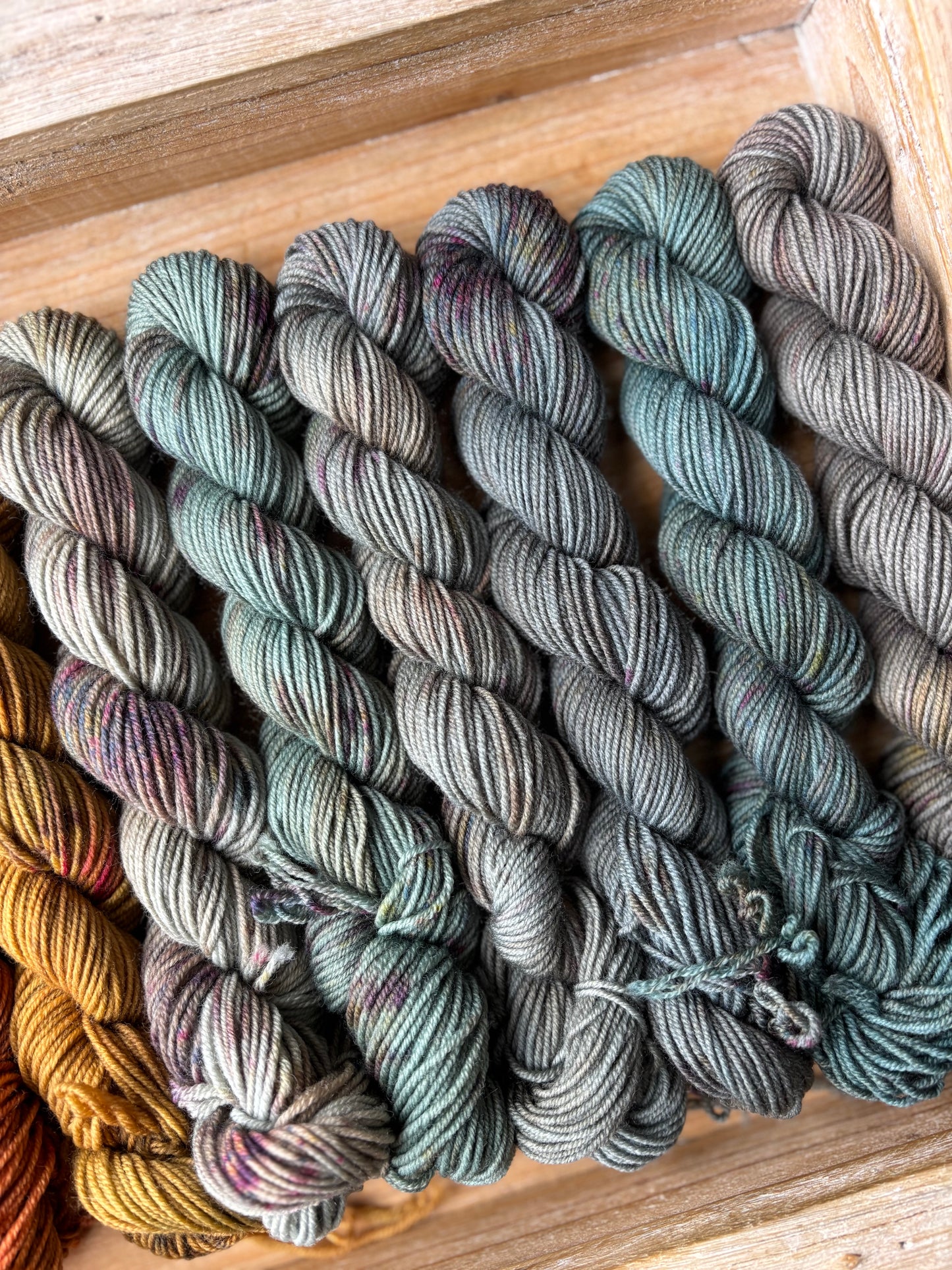 12 Skein Mini Yarn Fade - Squishy Sock Base