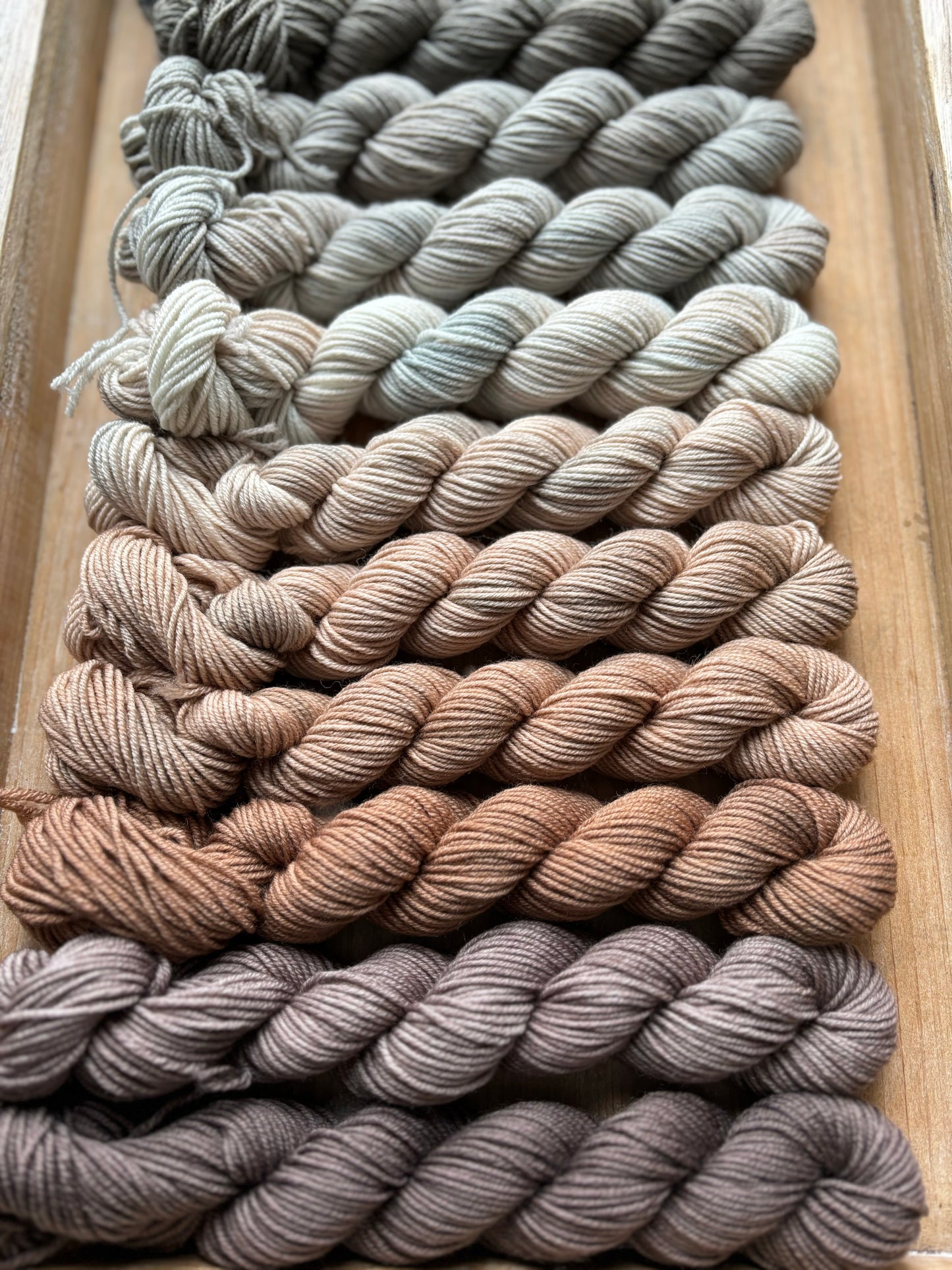 12 Skein Mini Yarn Fade - Squishy Sock Base