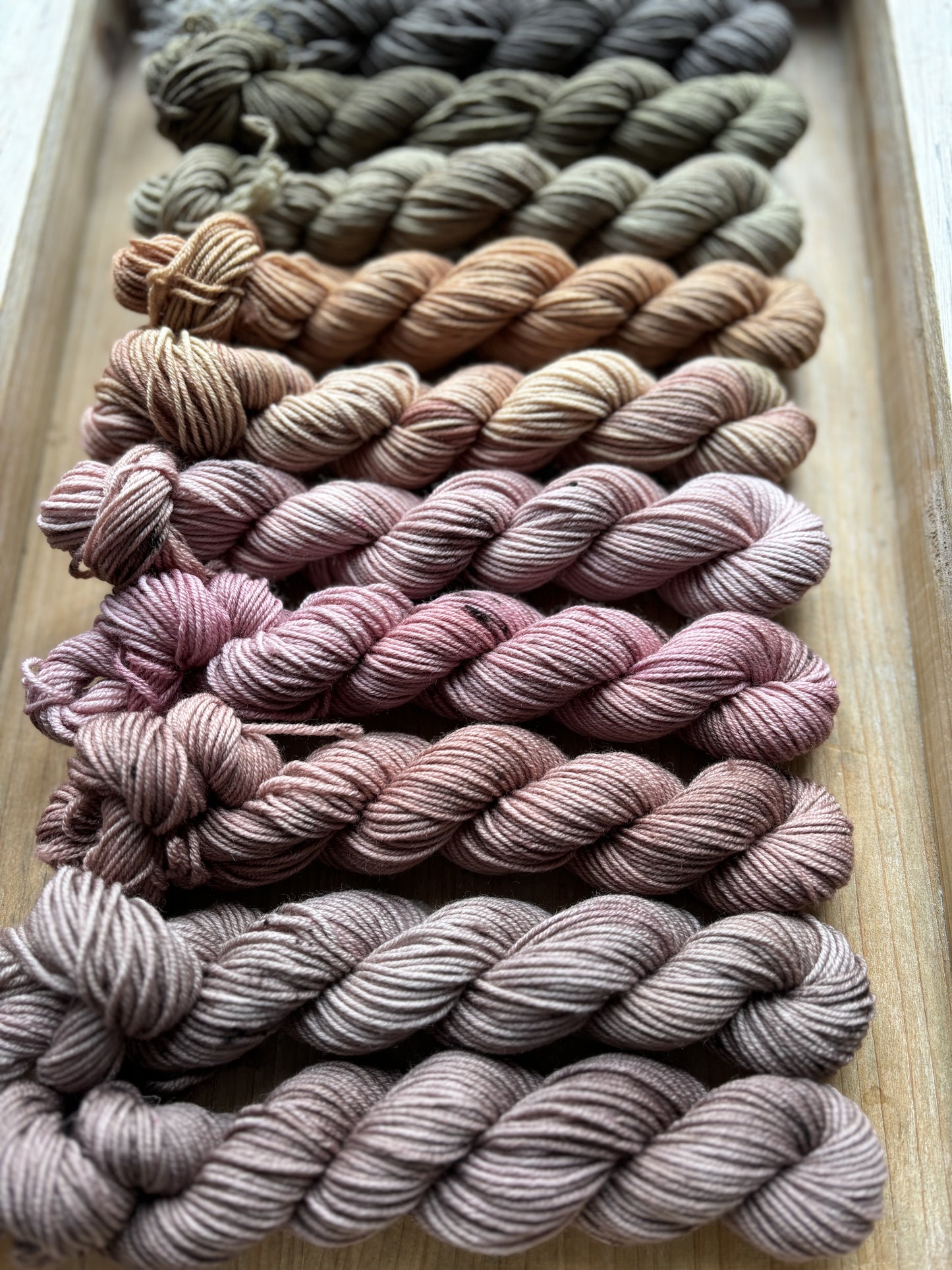 10 Skein Mini Yarn Fade - Squishy Sock Base
