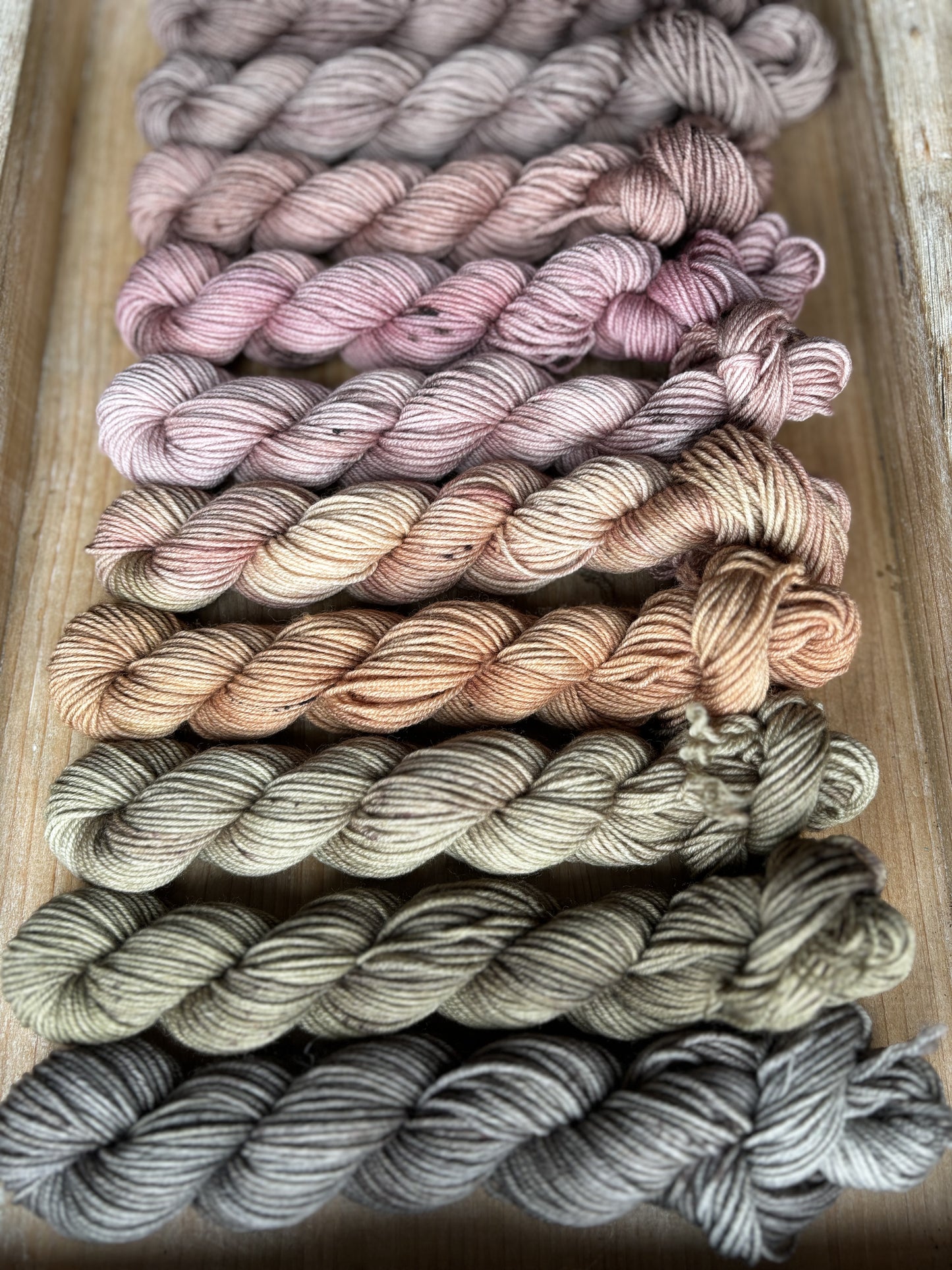 10 Skein Mini Yarn Fade - Squishy Sock Base