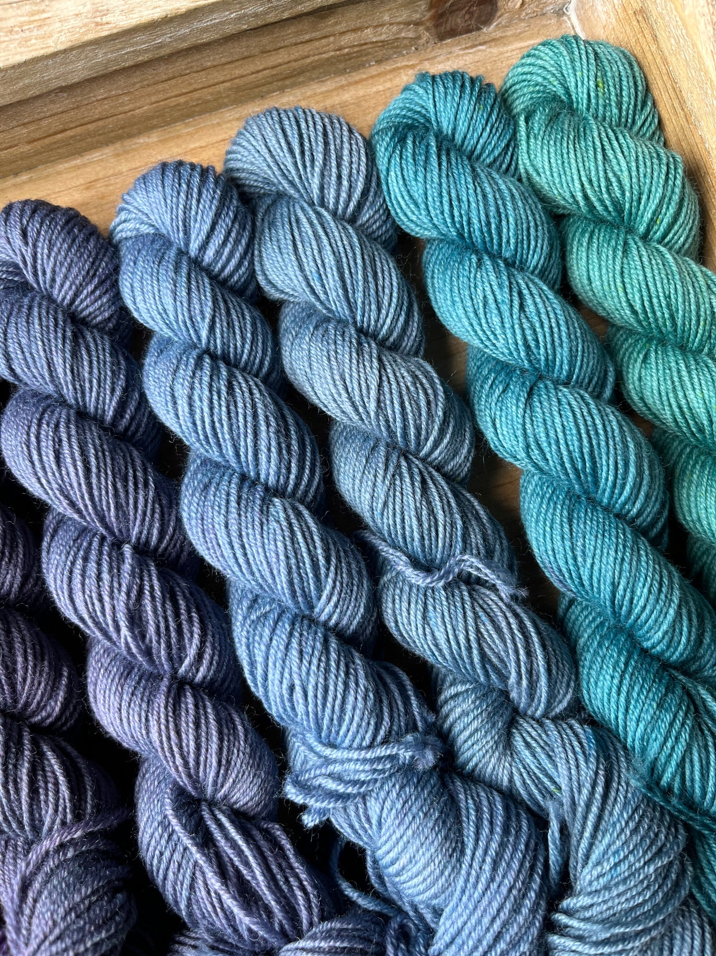 12 Skein Mini Yarn Fade - Squishy Sock Base