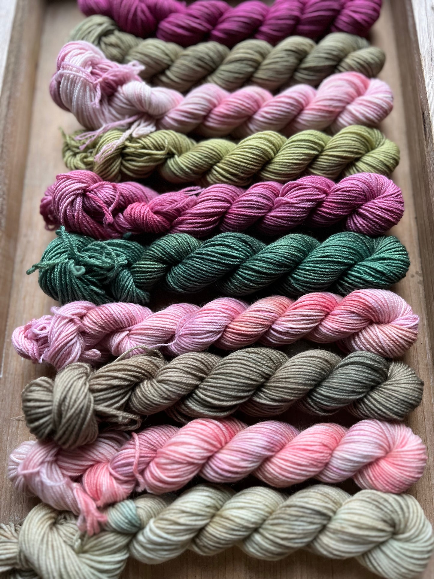 10 Skein Mini Yarn Fade - Squishy Sock Base