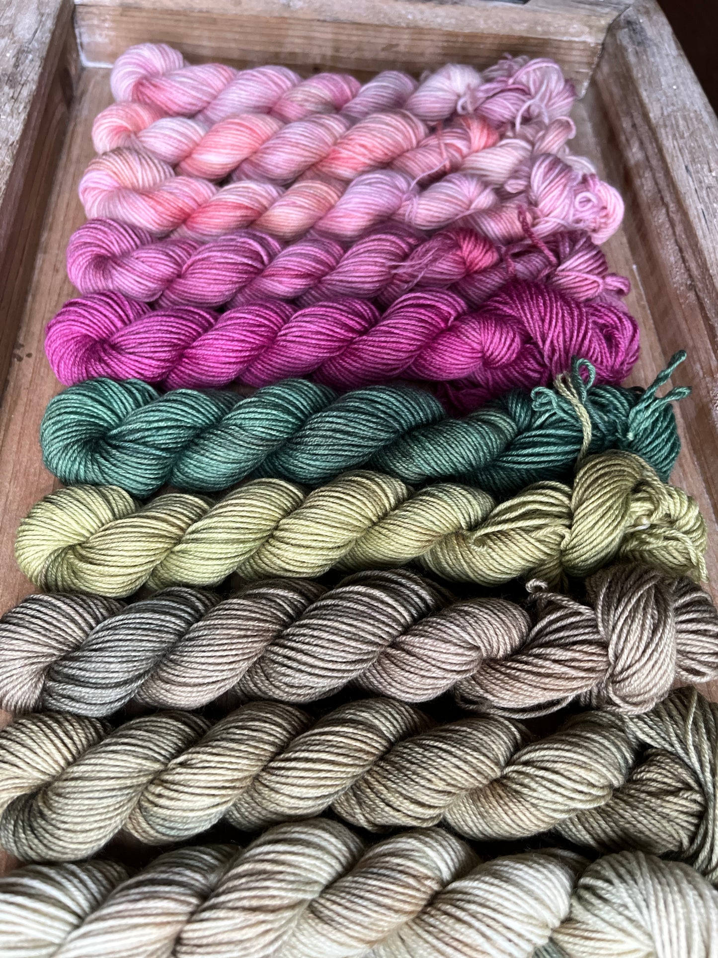 10 Skein Mini Yarn Fade - Squishy Sock Base