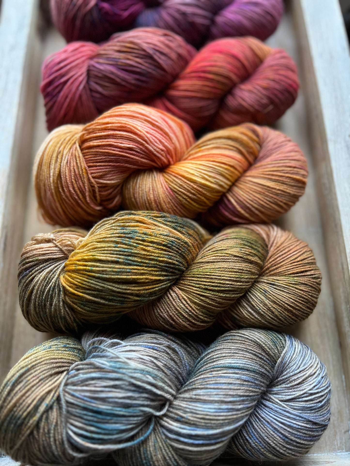 5 Skein Fade on Squishy Sock Base