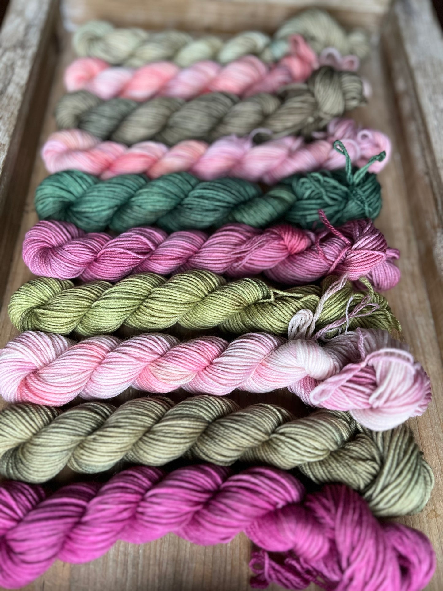 10 Skein Mini Yarn Fade - Squishy Sock Base
