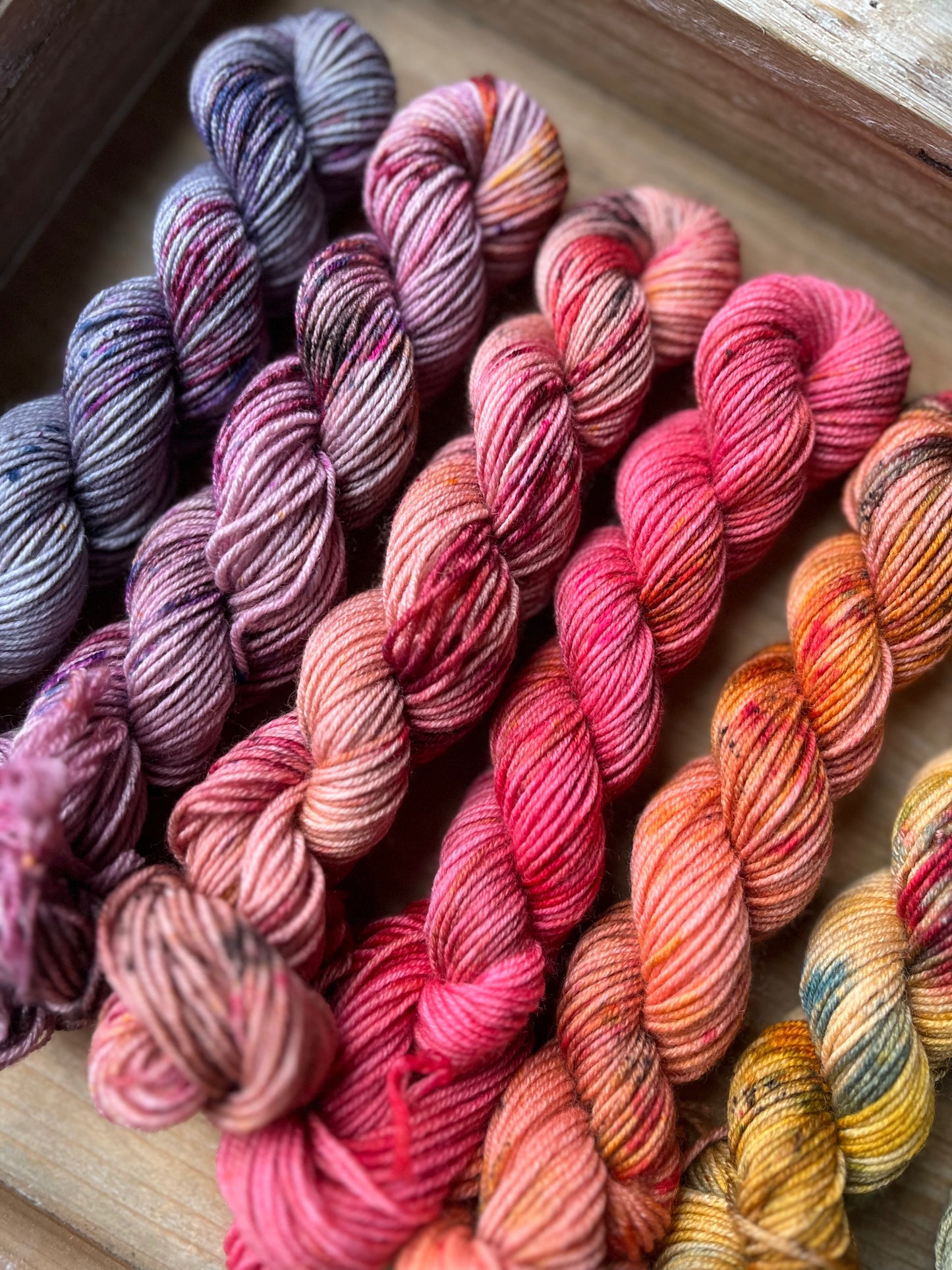 10 Skein Mini Yarn Fade - Squishy Sock Base