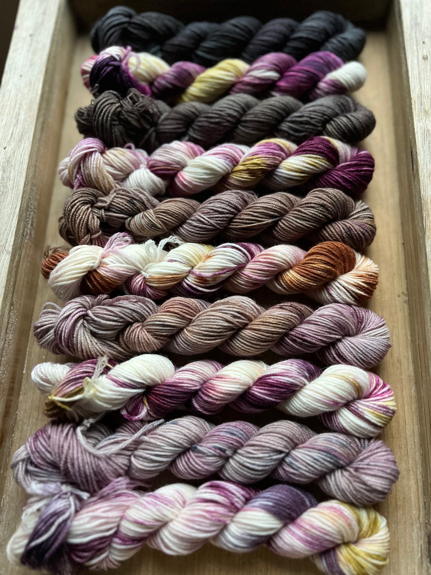 10 Skein Mini Yarn Fade - Squishy Sock Base