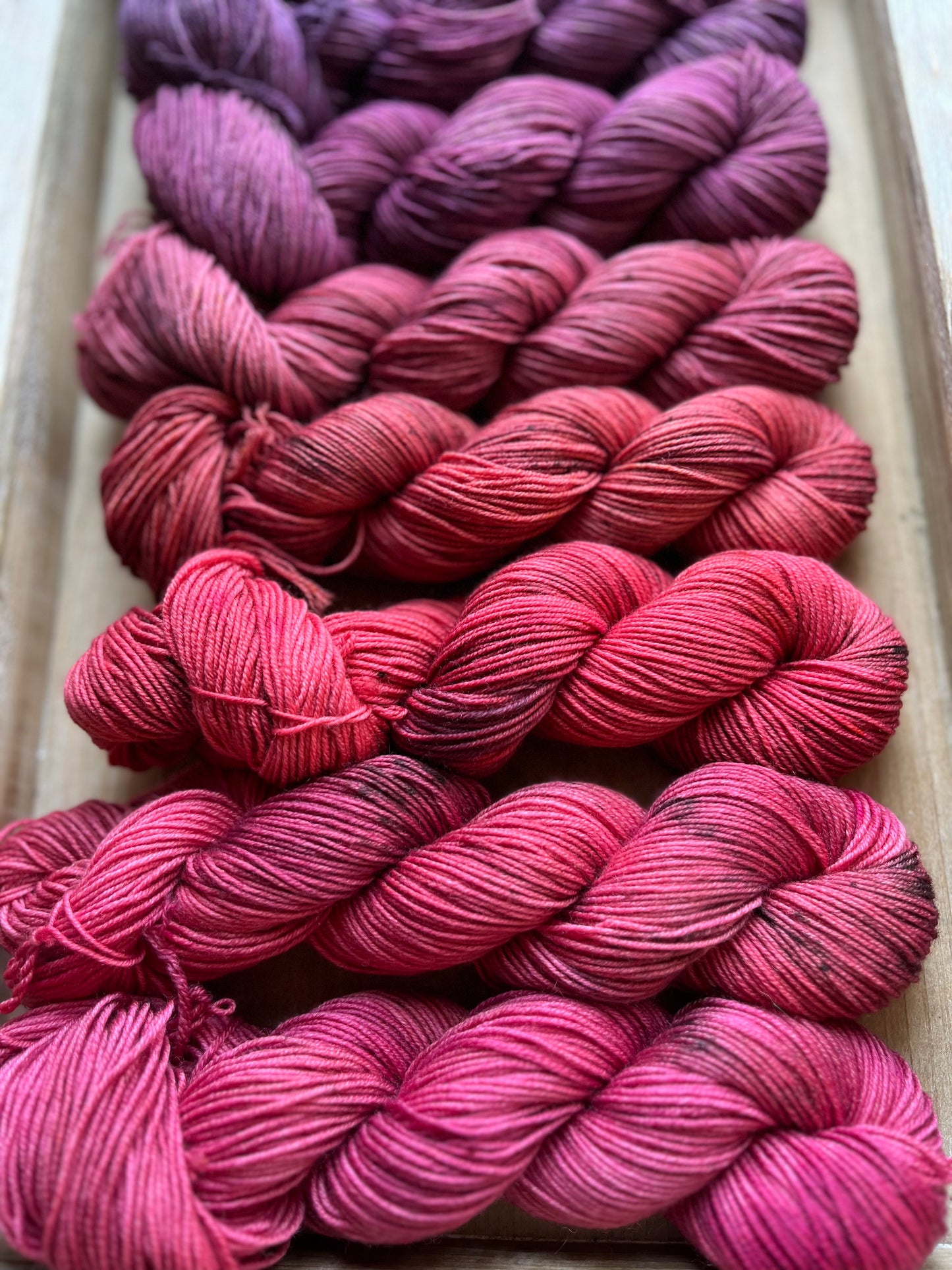 15 Skein Mini Yarn Fade - Squishy Sock Base