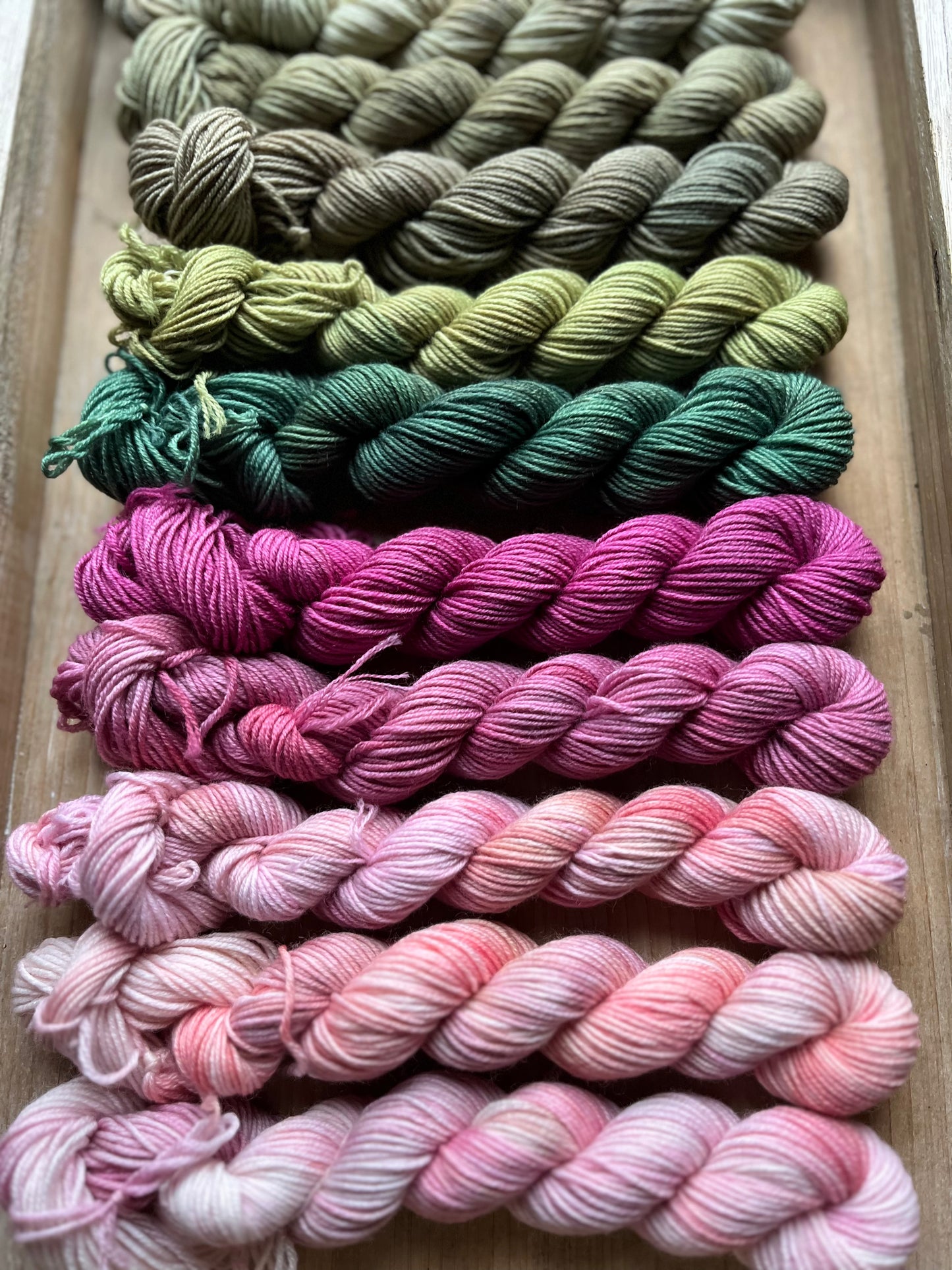 10 Skein Mini Yarn Fade - Squishy Sock Base