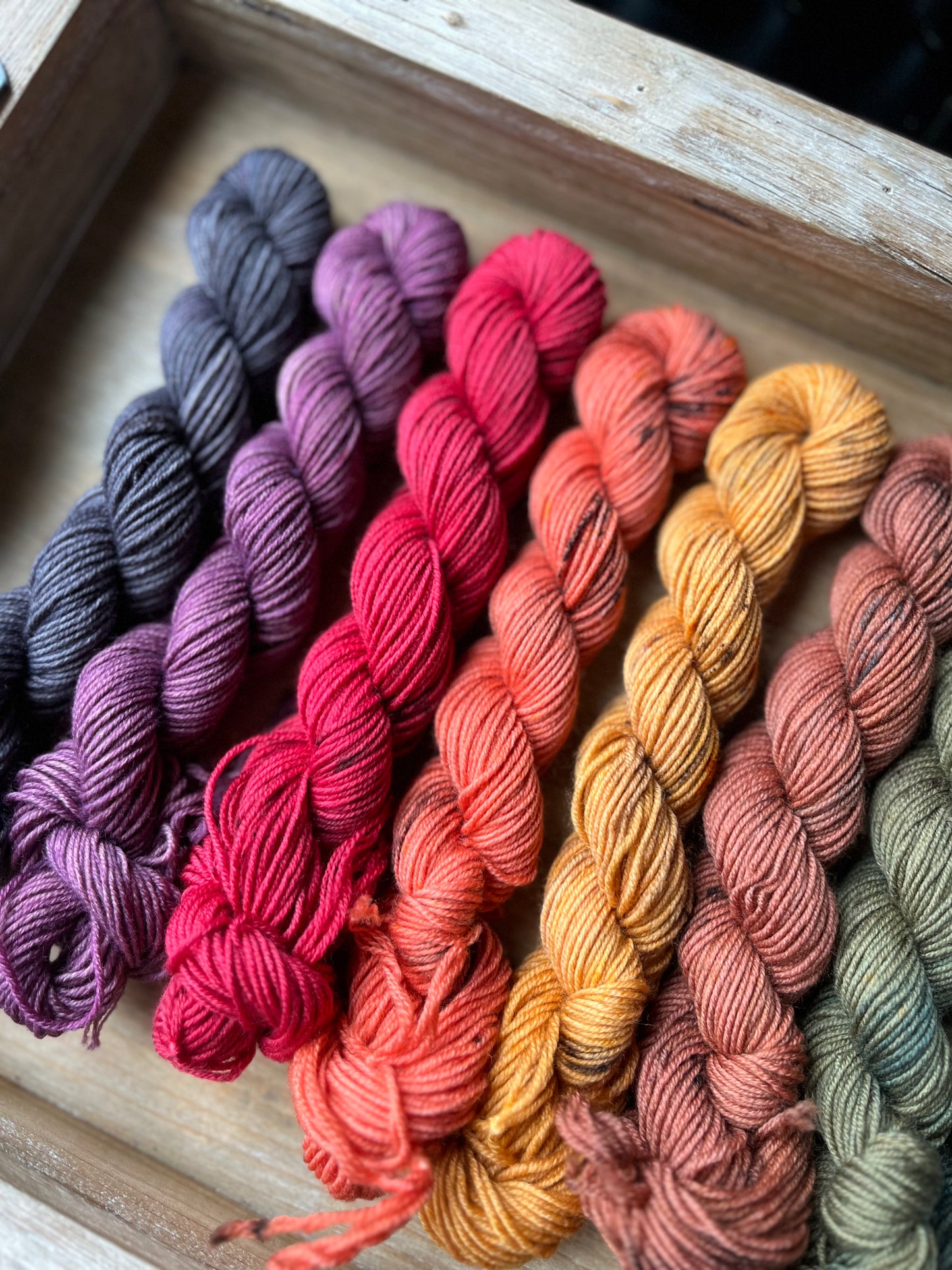 10 Skein Mini Yarn Fade - Squishy Sock Base