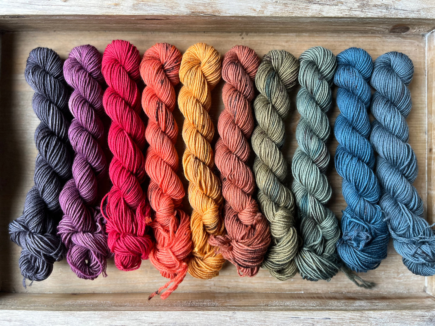 10 Skein Mini Yarn Fade - Squishy Sock Base