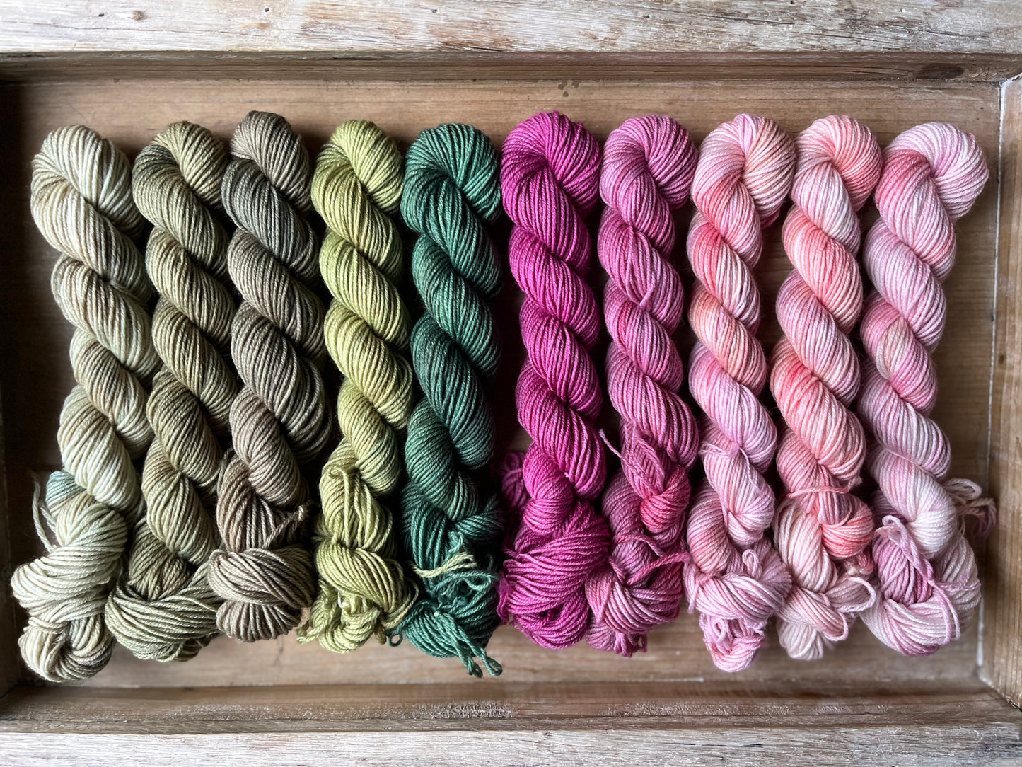 10 Skein Mini Yarn Fade - Squishy Sock Base