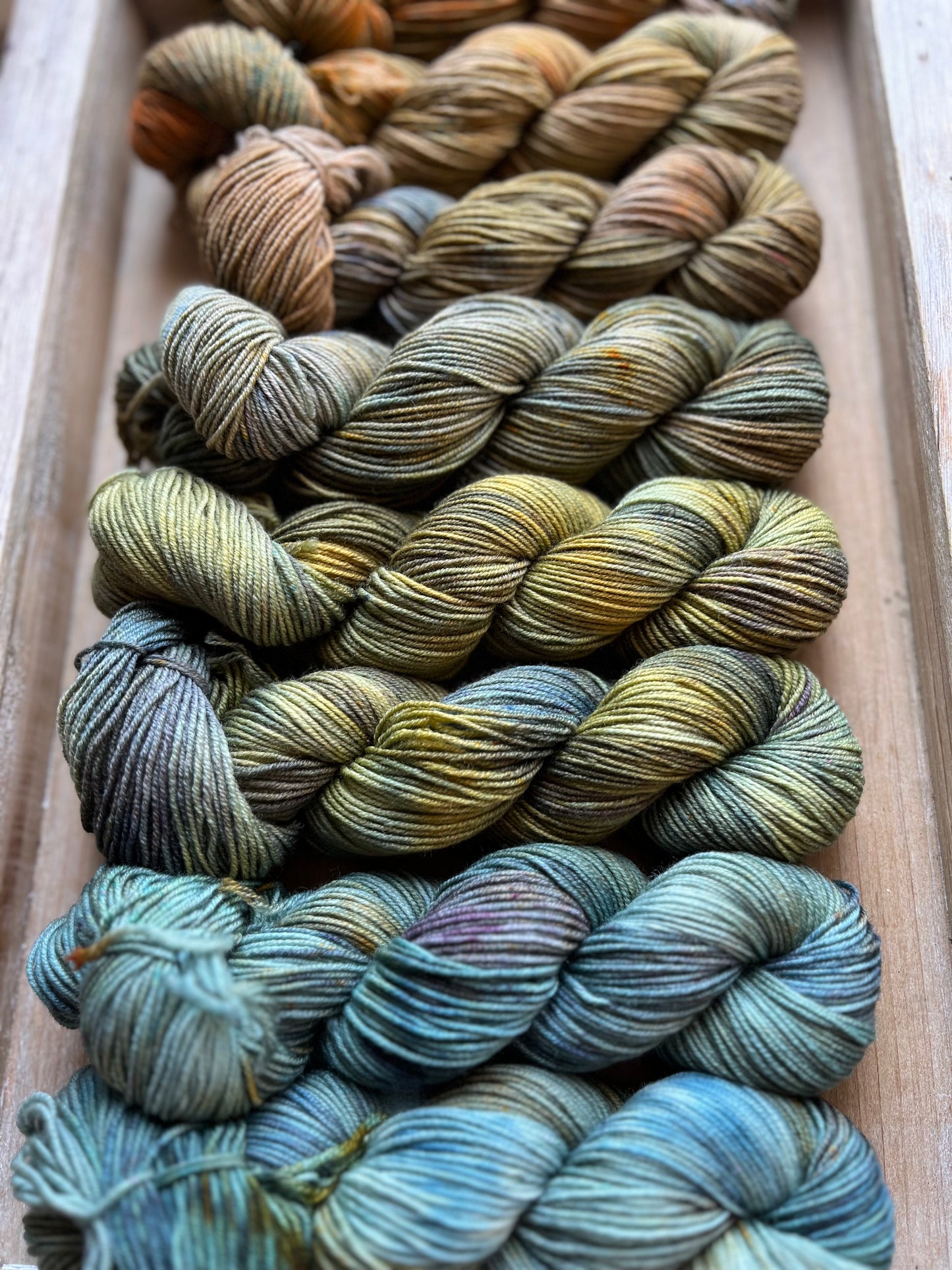 15 Skein Mini Yarn Fade - Squishy Sock Base