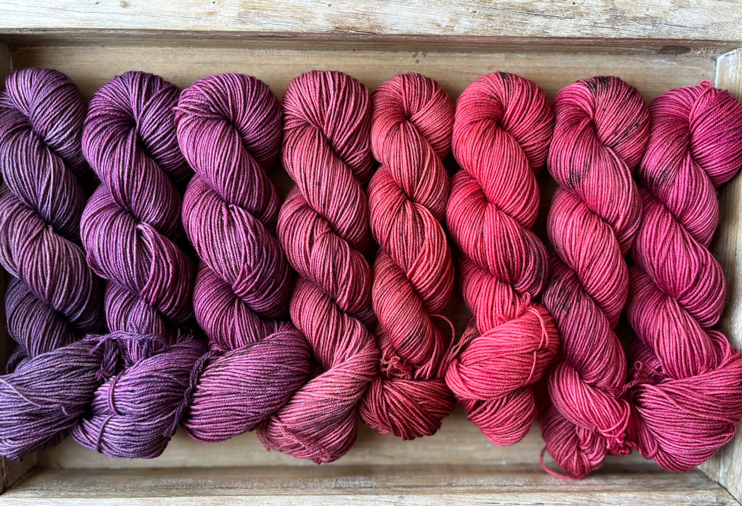 15 Skein Mini Yarn Fade - Squishy Sock Base