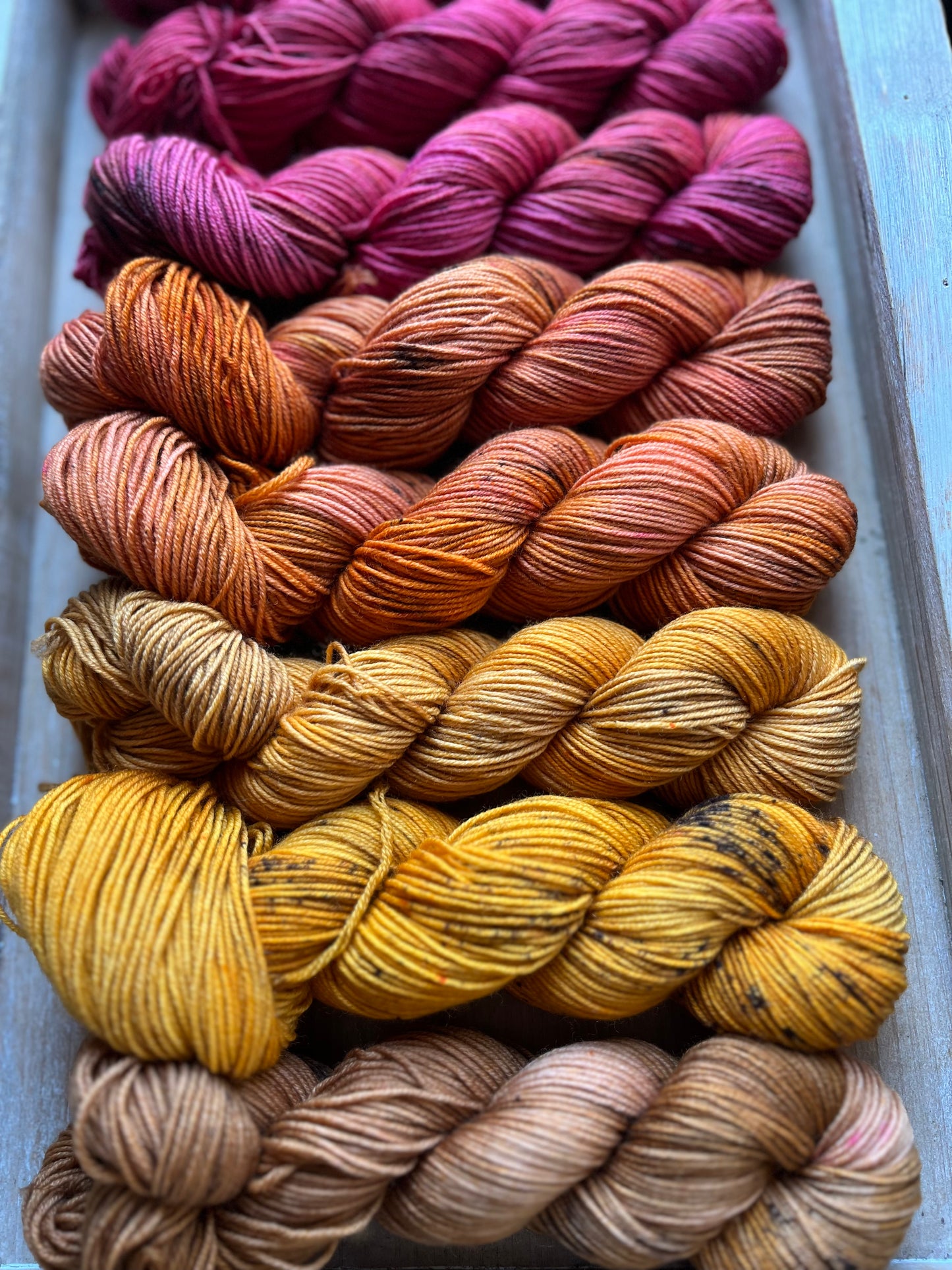 15 Skein Mini Yarn Fade - Squishy Sock Base