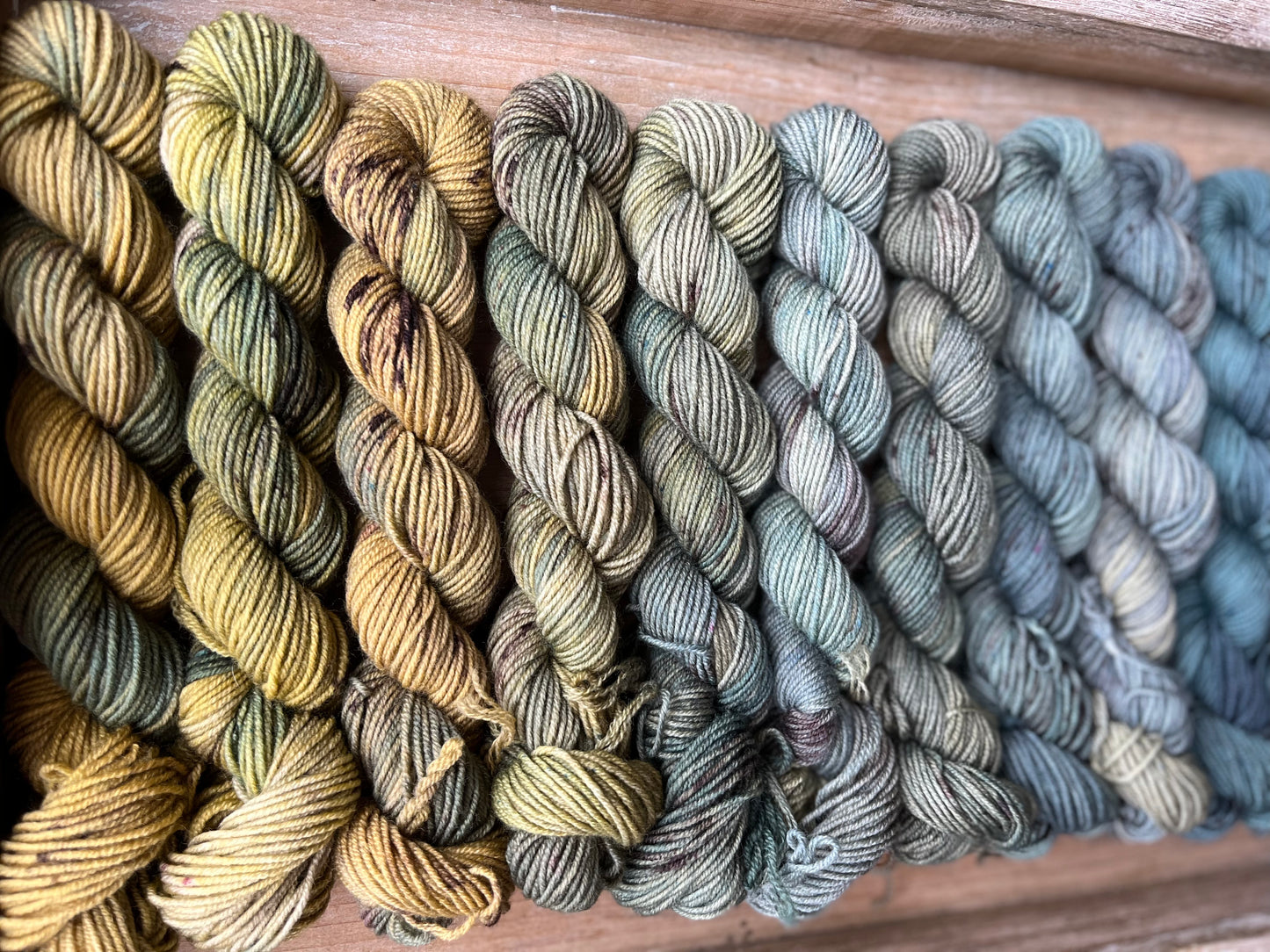 12 Skein Mini Yarn Fade - Squishy Sock Base