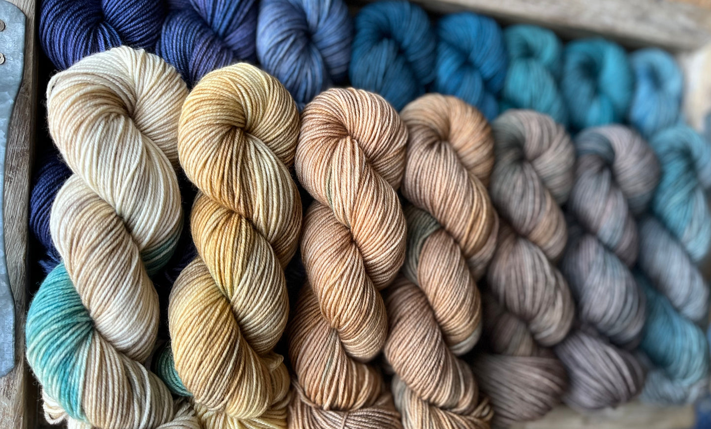 15 Skein Mini Yarn Fade - Squishy Sock Base