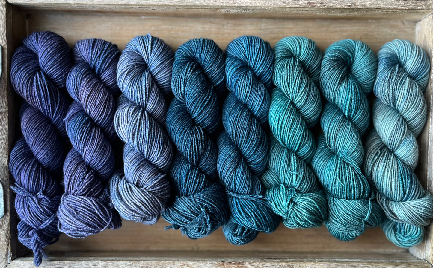 15 Skein Mini Yarn Fade - Squishy Sock Base