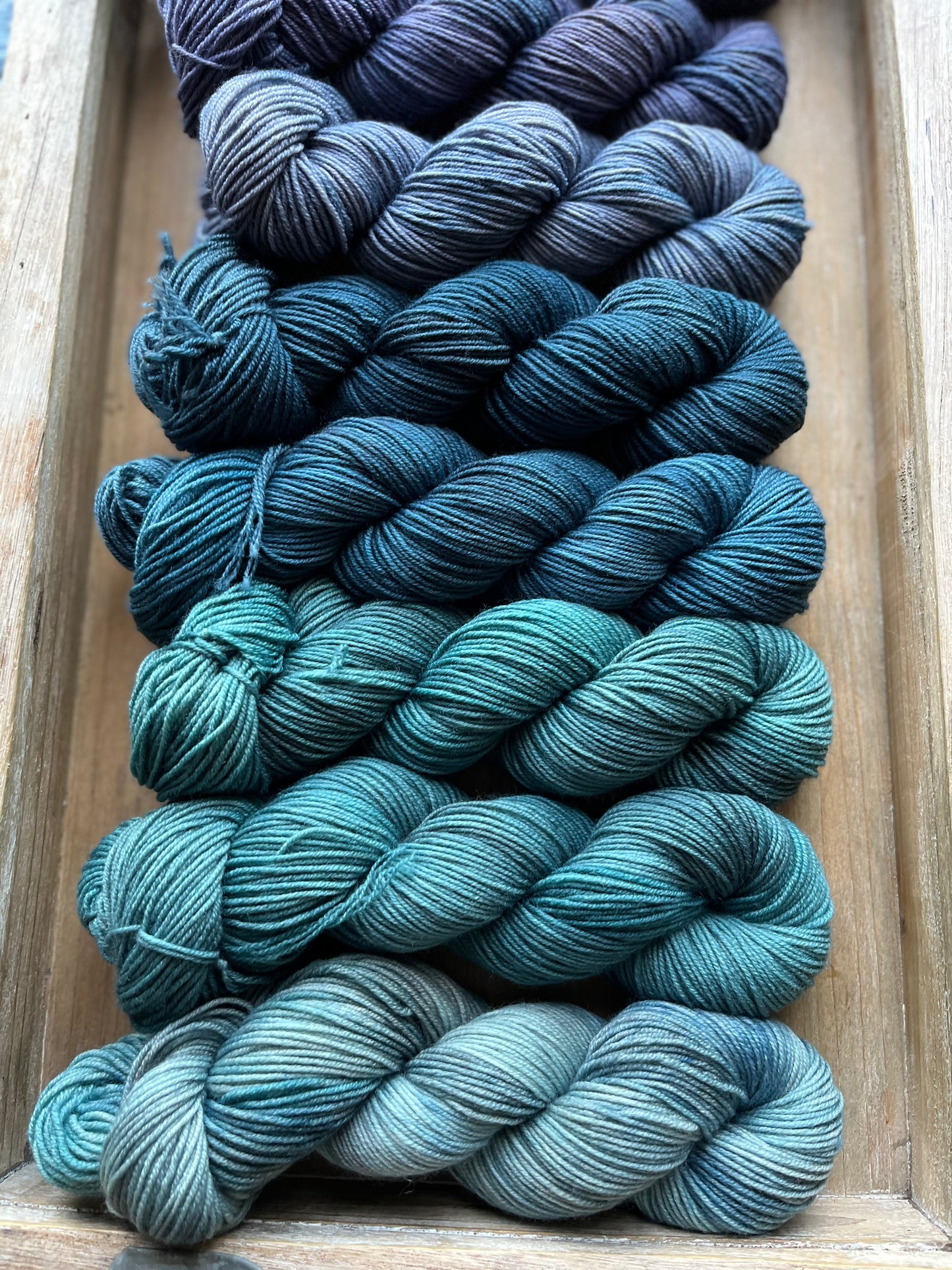 15 Skein Mini Yarn Fade - Squishy Sock Base