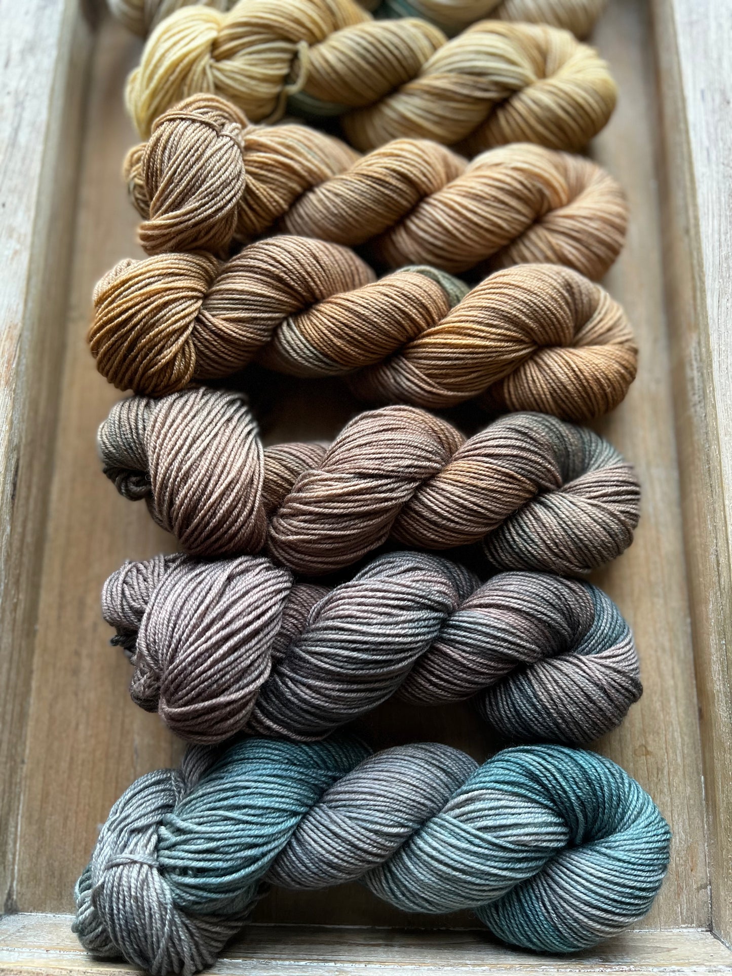 15 Skein Mini Yarn Fade - Squishy Sock Base