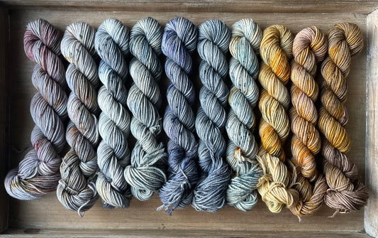 10 Skein Mini Yarn Fade - Squishy Sock Base