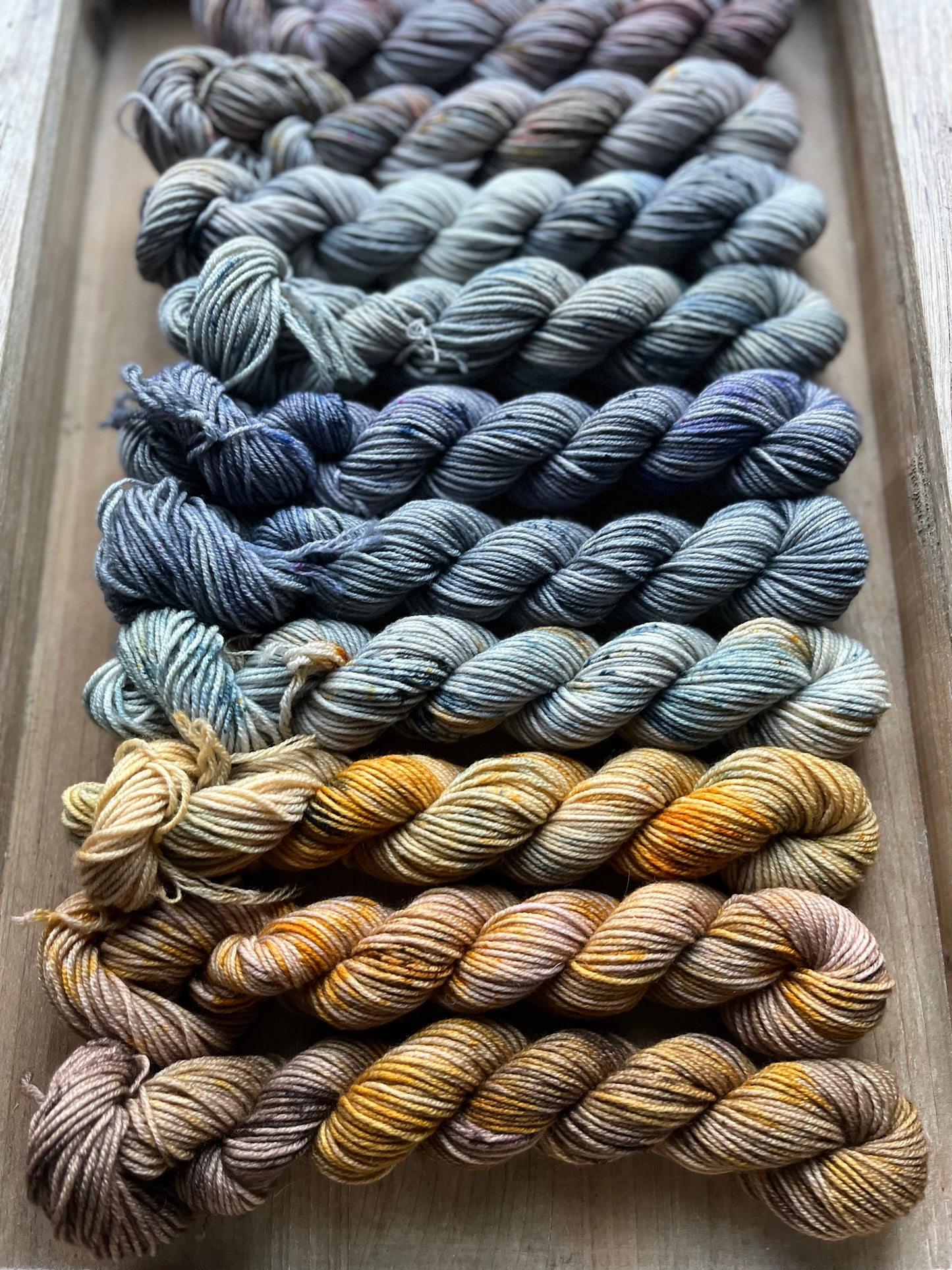 10 Skein Mini Yarn Fade - Squishy Sock Base