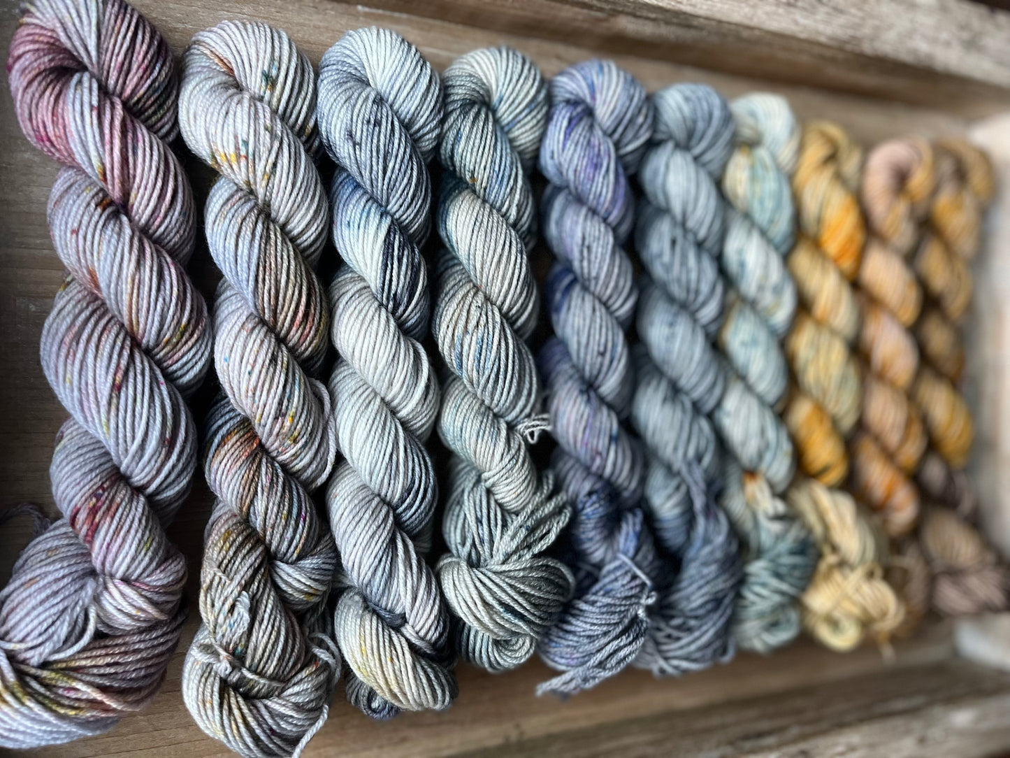 10 Skein Mini Yarn Fade - Squishy Sock Base