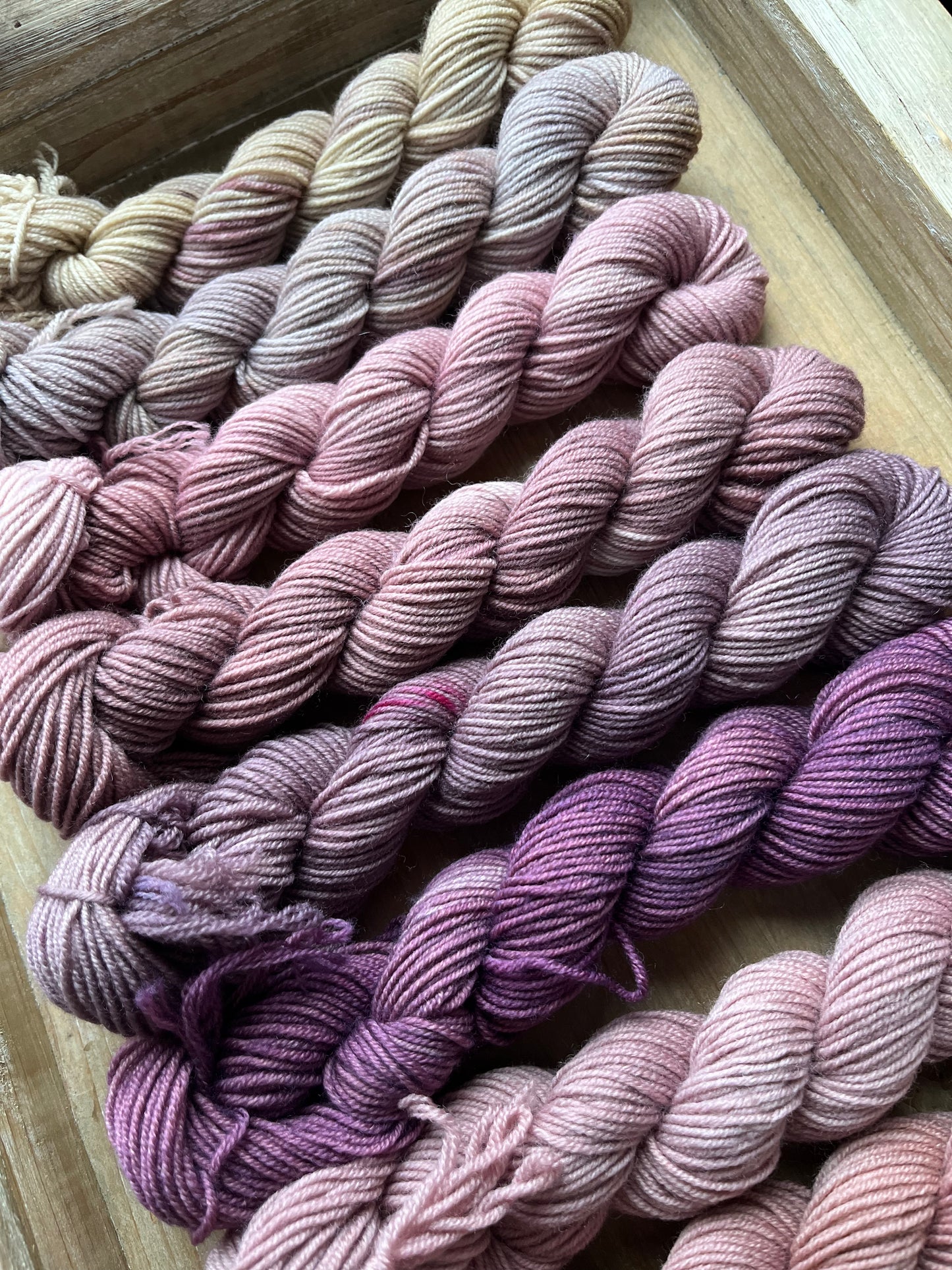 10 Skein Mini Yarn Fade - Squishy Sock Base